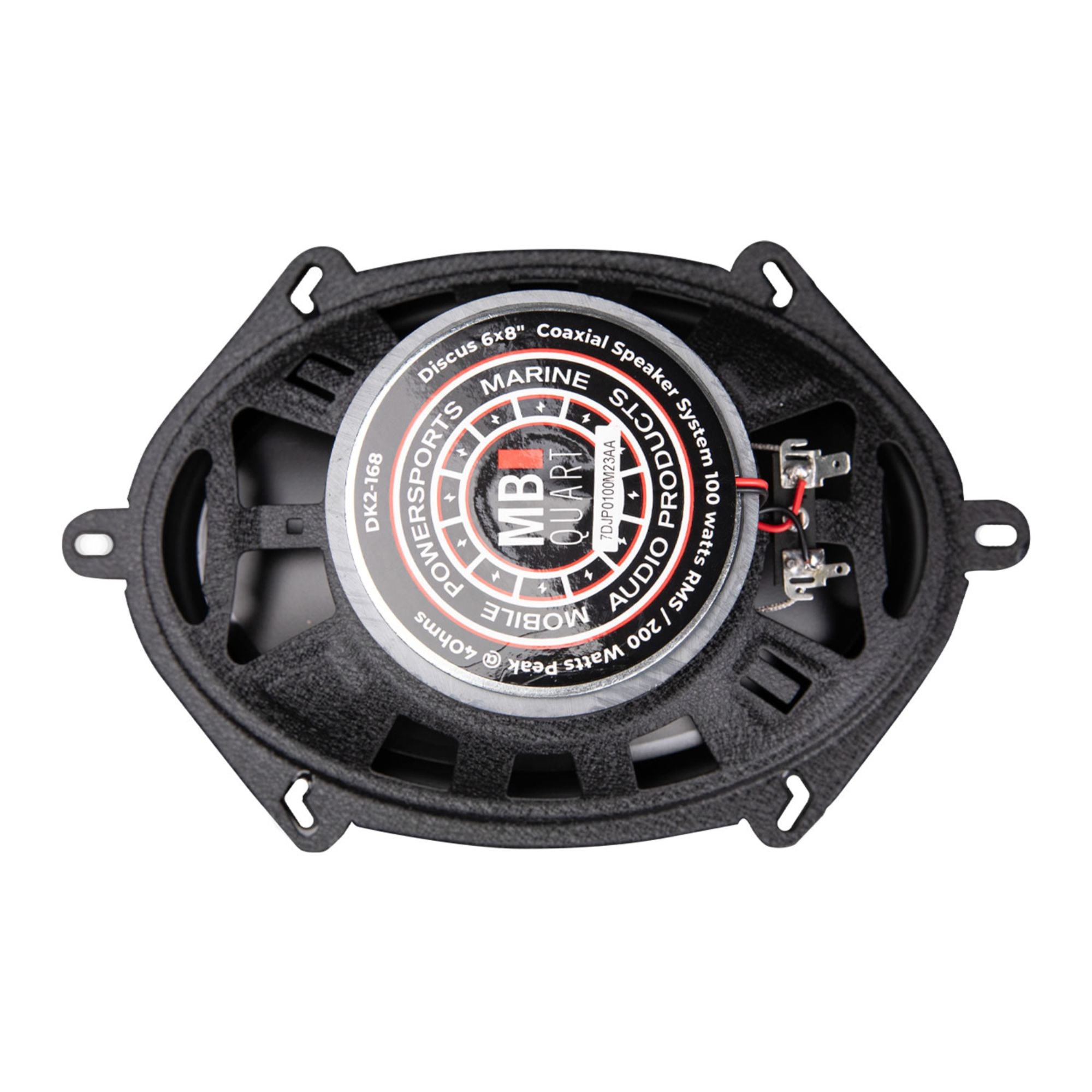 MB Quart Discus 5x7" & 6x8" 2 Way Car Audio Coaxial Speakers, 100W Peak, Pair - VMInnovations