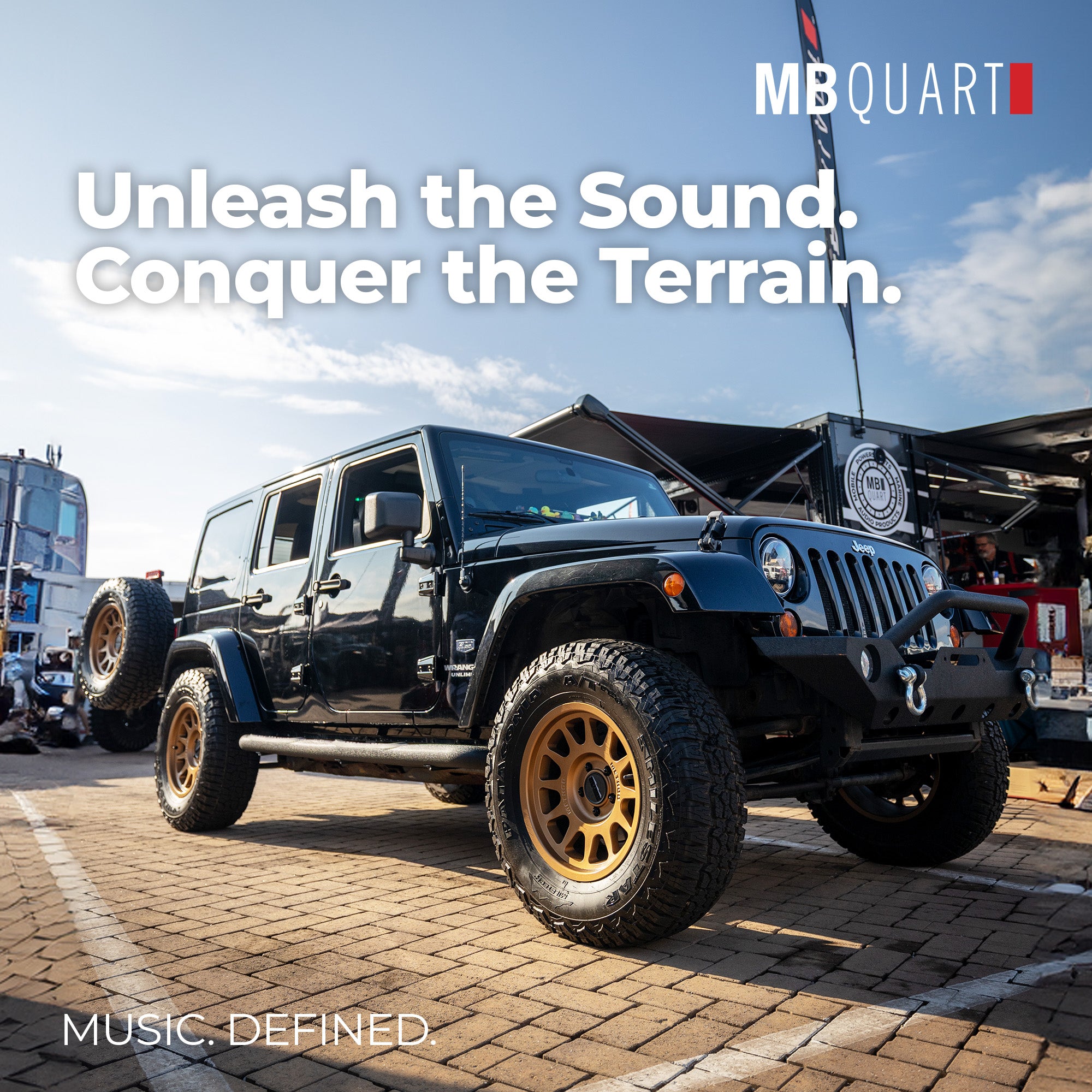 MB Quart MBQJK-STG2AH-1 800W STAGE 2 Jeep JK Car Audio 2-Speaker System Kit - VMInnovations
