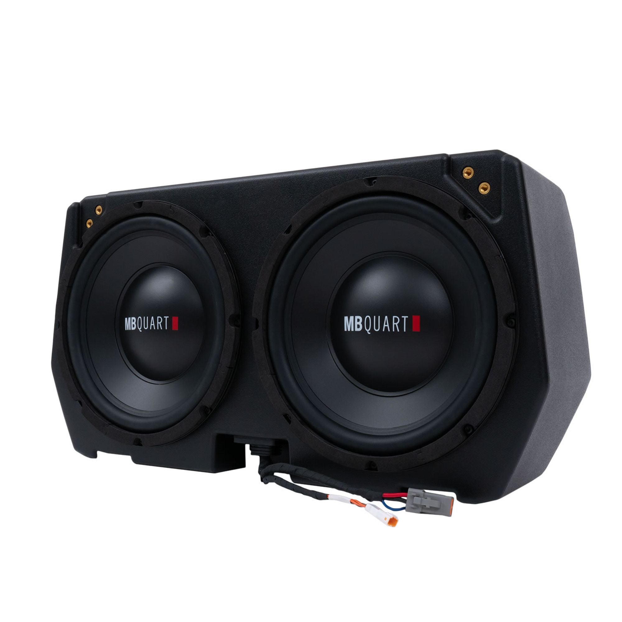 MB Quart Dual 10" Subwoofer System Upgrade for Can Am Defender 17-25, 400 Watts