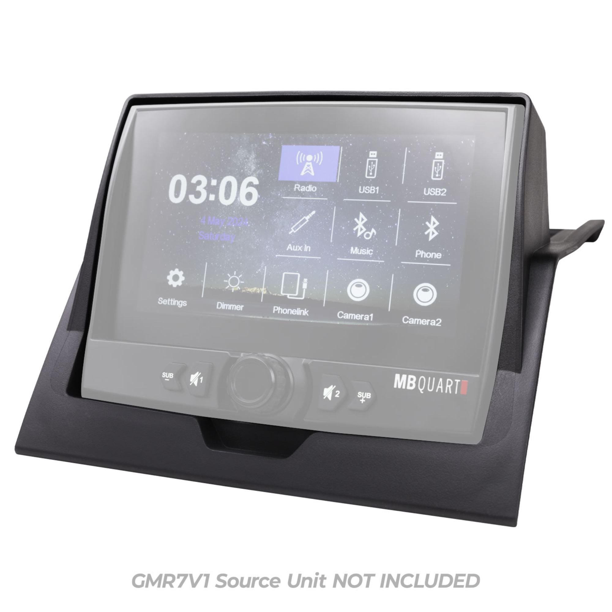 MB Quart Polaris Ranger 1000/XP Dash Kit GMR7V1 and Included 10” Radio Antenna - VMInnovations