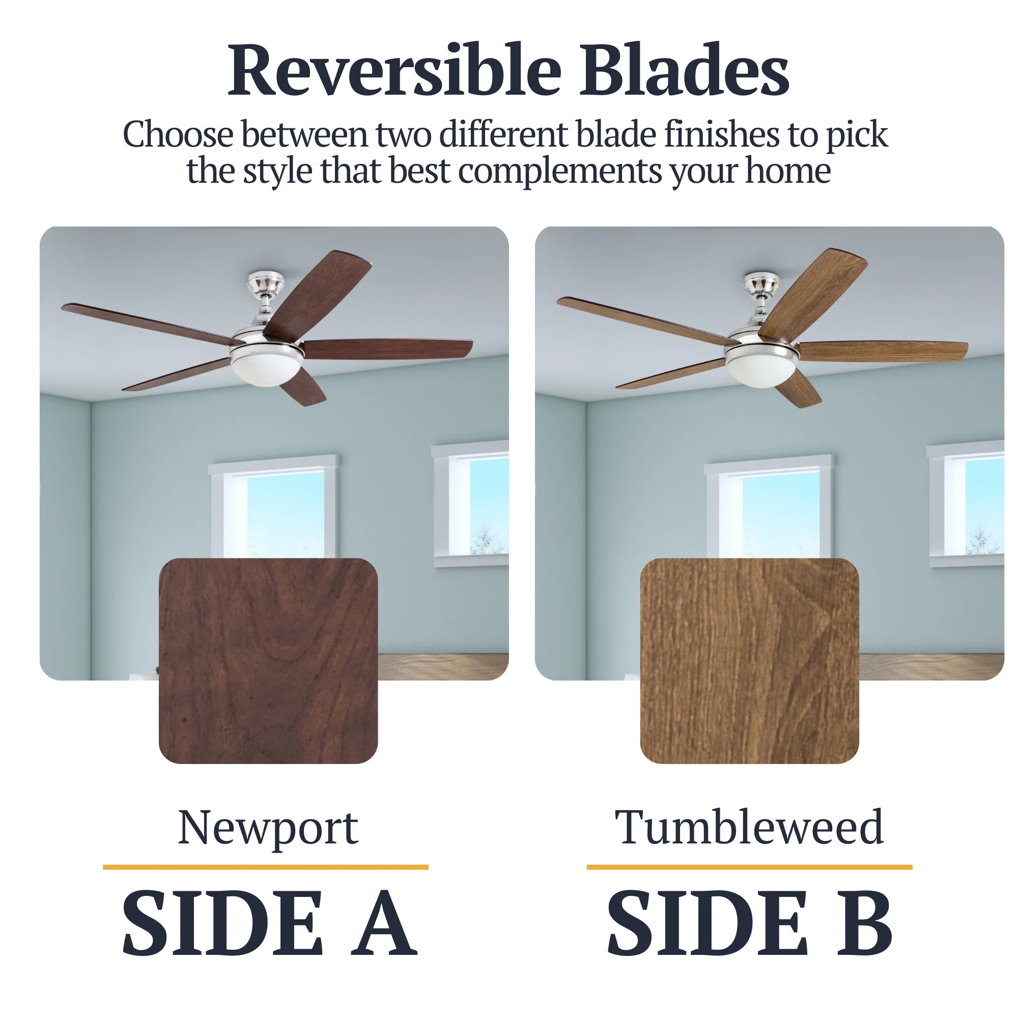 Prominence Home Ashby 52" Ceiling Fan w/Light, Remote, & 5 Blades (Open Box) - VMInnovations