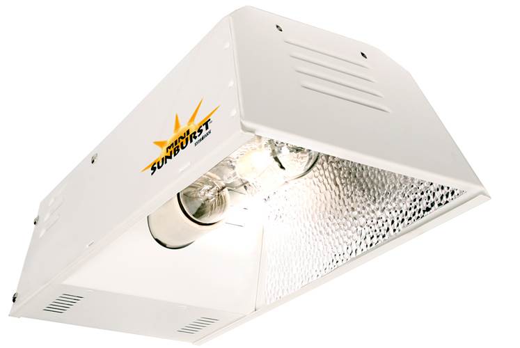 HYDROFARM SBM150S 150W Mini Sunburst Grow Light Reflector Hood w/Lamp - Open Box