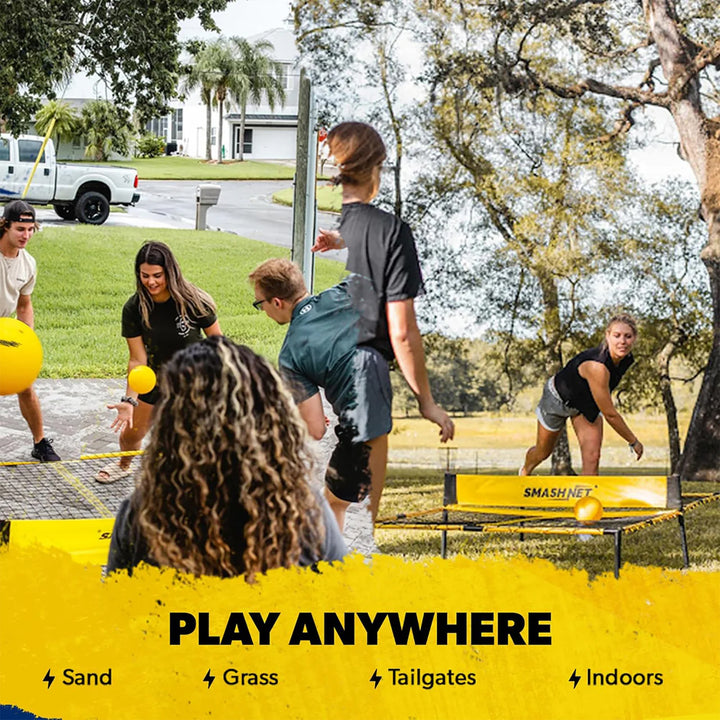 Vivere SMASHNET Outdoor Family Backyard Play Volleyball Table Tennis Game Set - VMInnovations