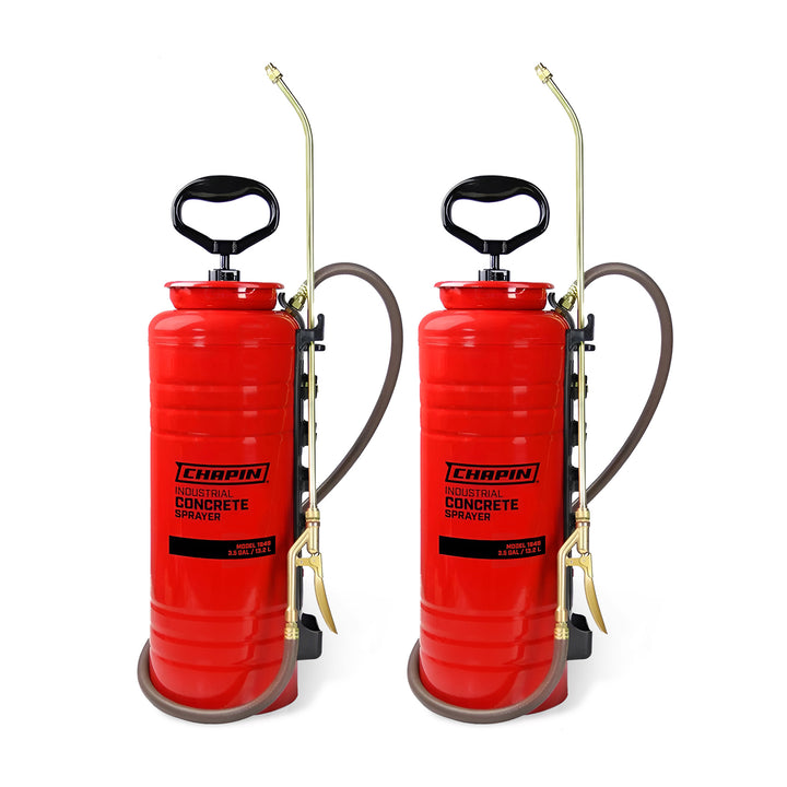 Chapin 2 Pack 3.5 Gal Tri Poxy Industrial Concrete Open Head Hand Tank Sprayer - VMInnovations