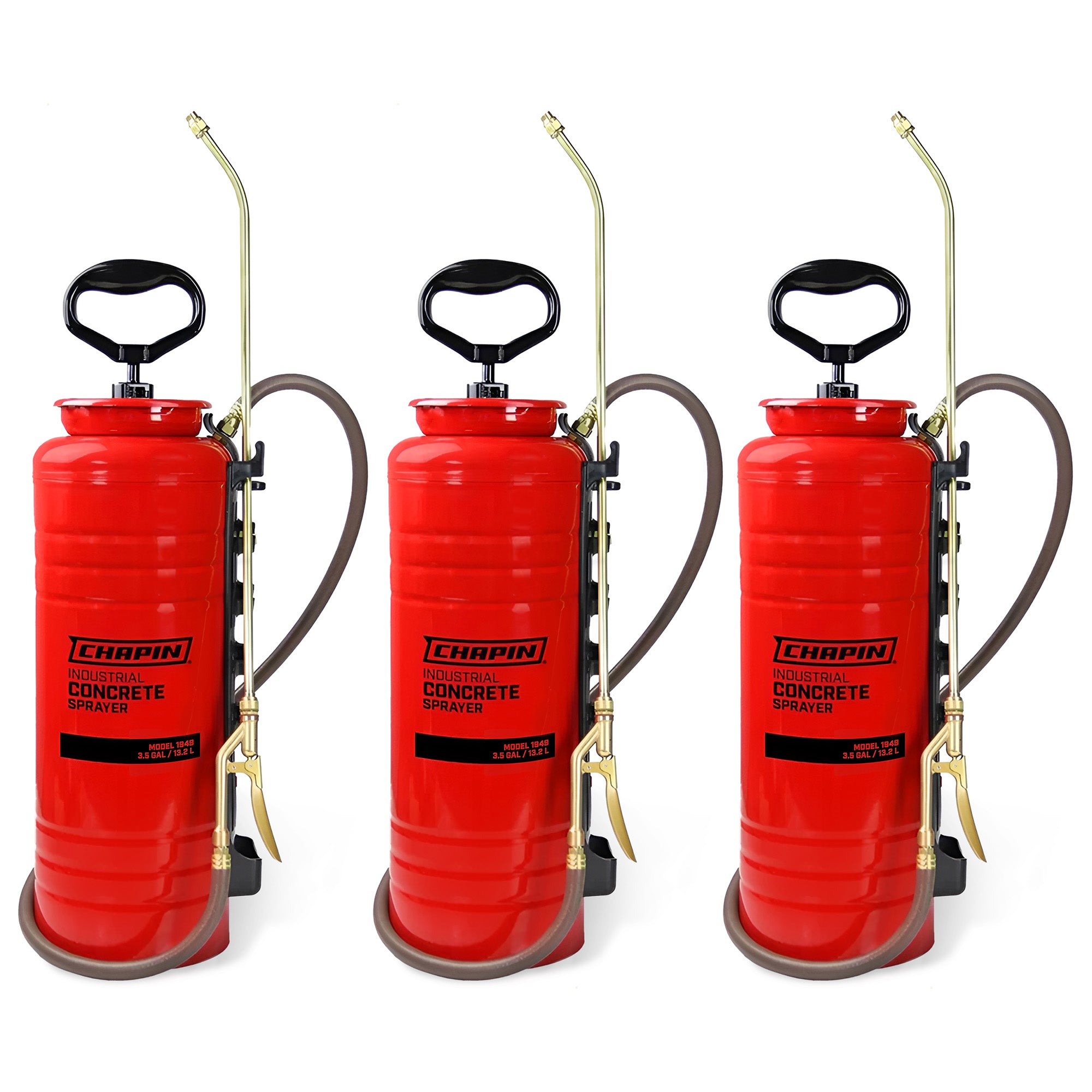 Chapin 3 Pack 3.5 Gal Tri Poxy Industrial Concrete Open Head Hand Tank Sprayer