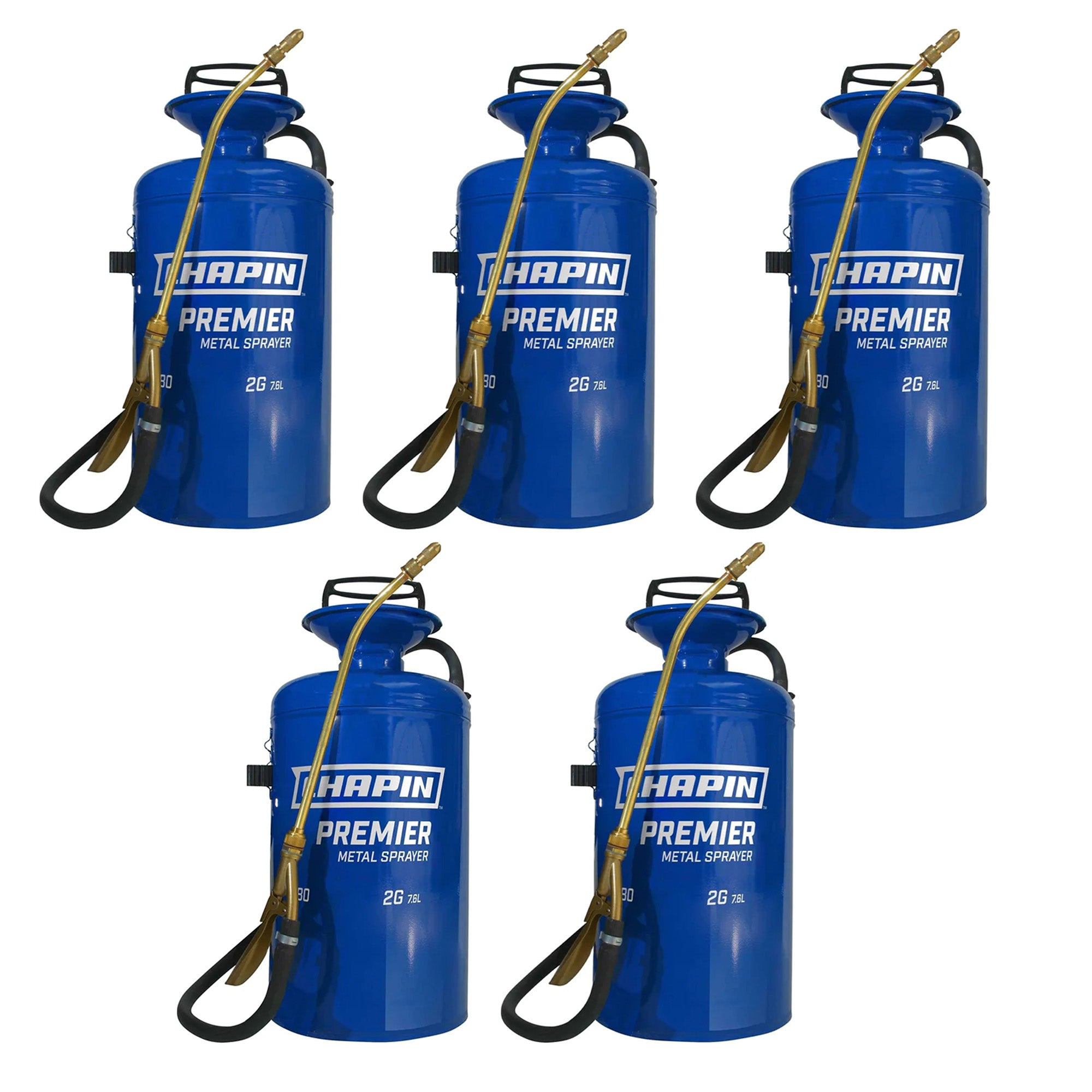 Chapin 5 Pack Premier Pro 2 Gal Tri Poxy Steel Tank Handheld Lawn Garden Sprayer - VMInnovations