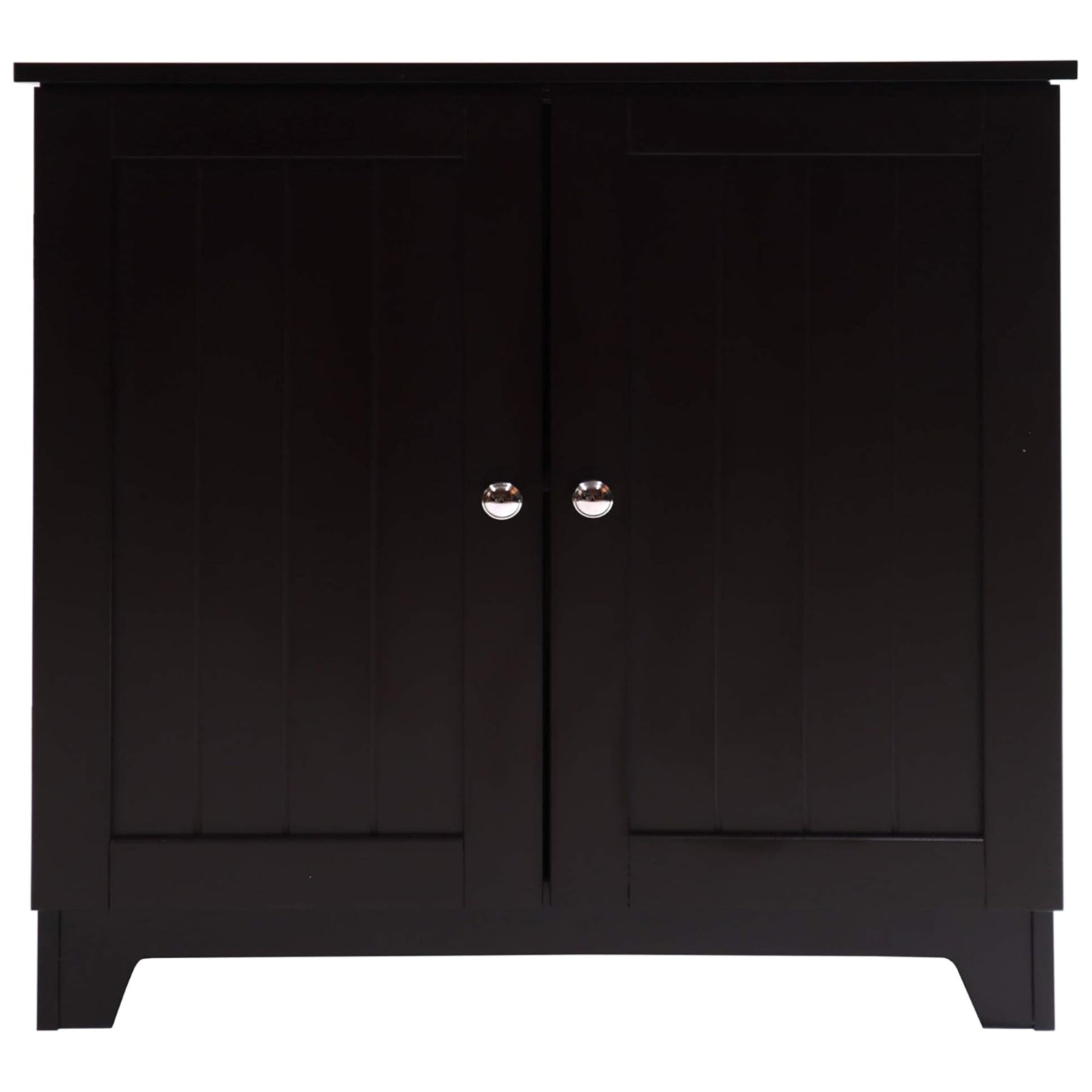 Redmon Contemporary Double Door Cabinet, Modern Wooden Furniture, (Open Box)