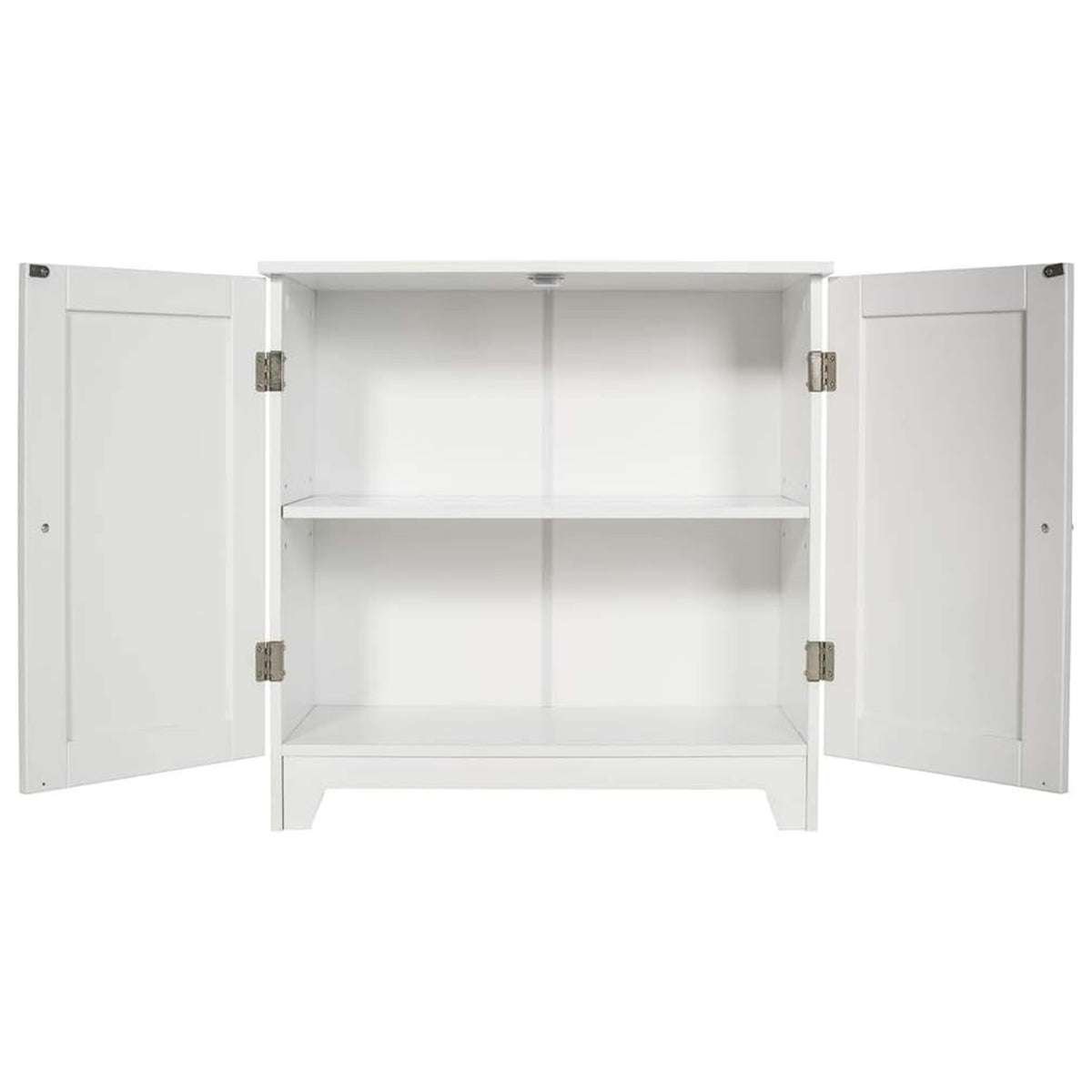 Redmon Double Door Freestanding Floor Cabinet, Modern Wooden Furniture(Open Box) - VMInnovations