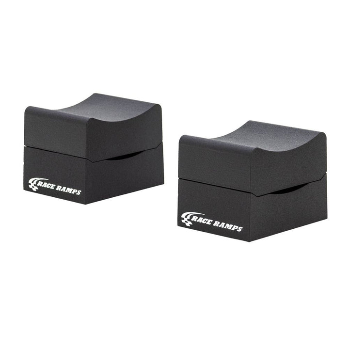 Race Ramps 10" Adjustable Wheel Cribs Car Maintenance Display, RR-WC-0-2, Black - VMInnovations