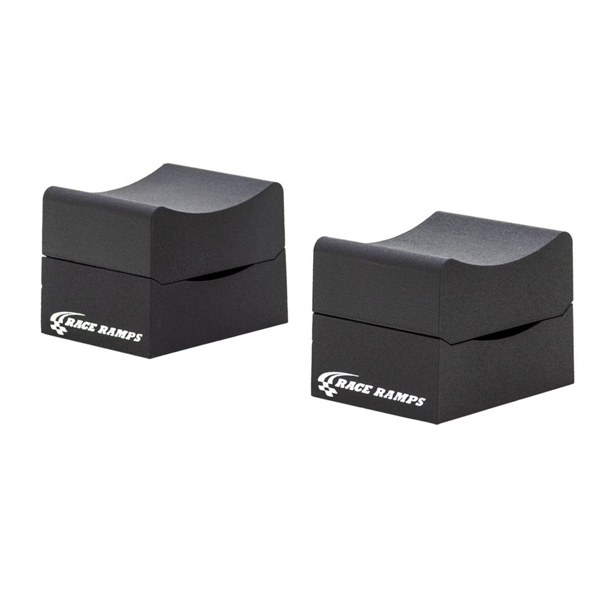 Race Ramps 10" Adjustable Wheel Cribs Car Maintenance Display, RR-WC-0-2, Black - VMInnovations
