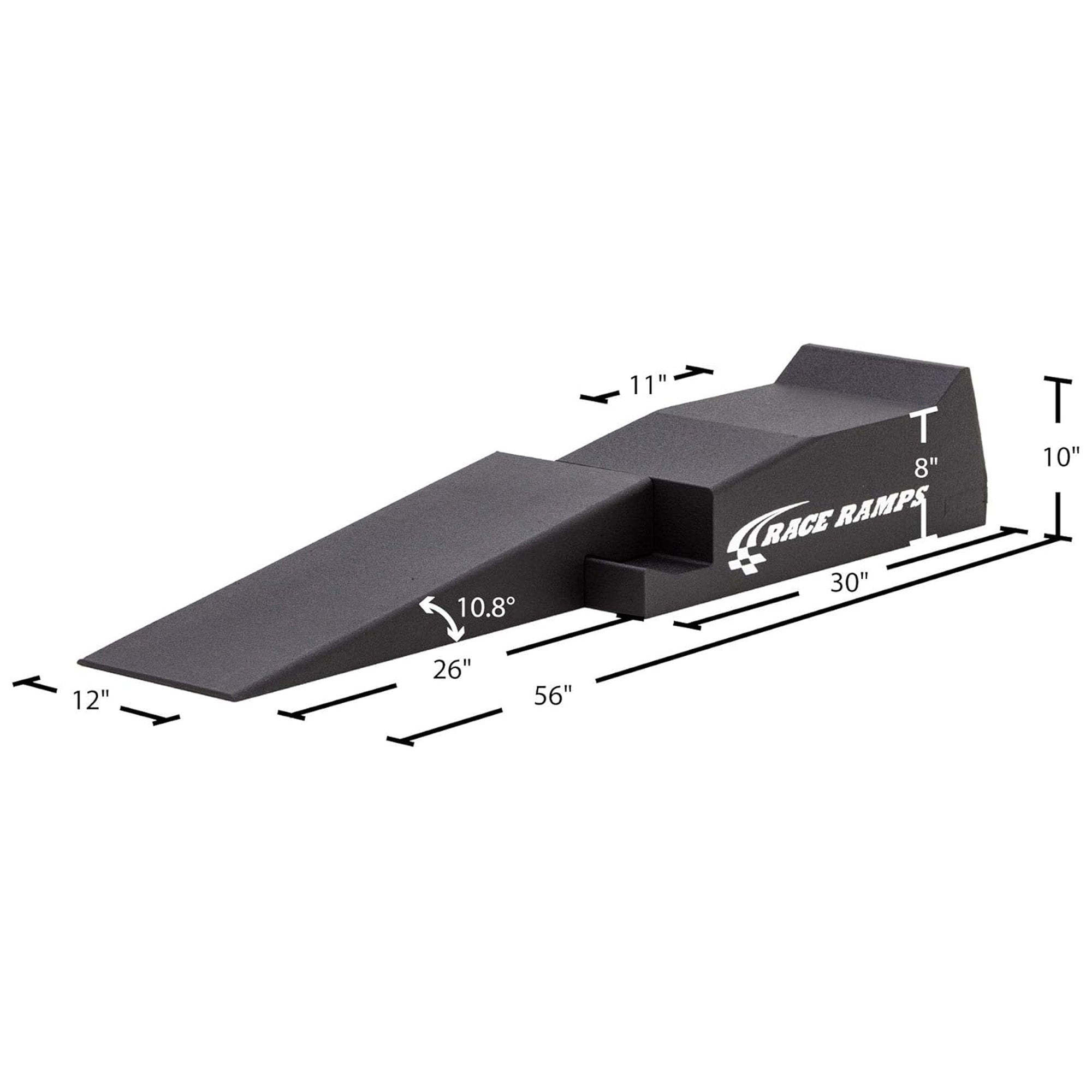 Race Ramps 2pc 56" Car Ramp, Tire Lift for Low Profile Vehicles, 2pc (Open Box) - VMInnovations