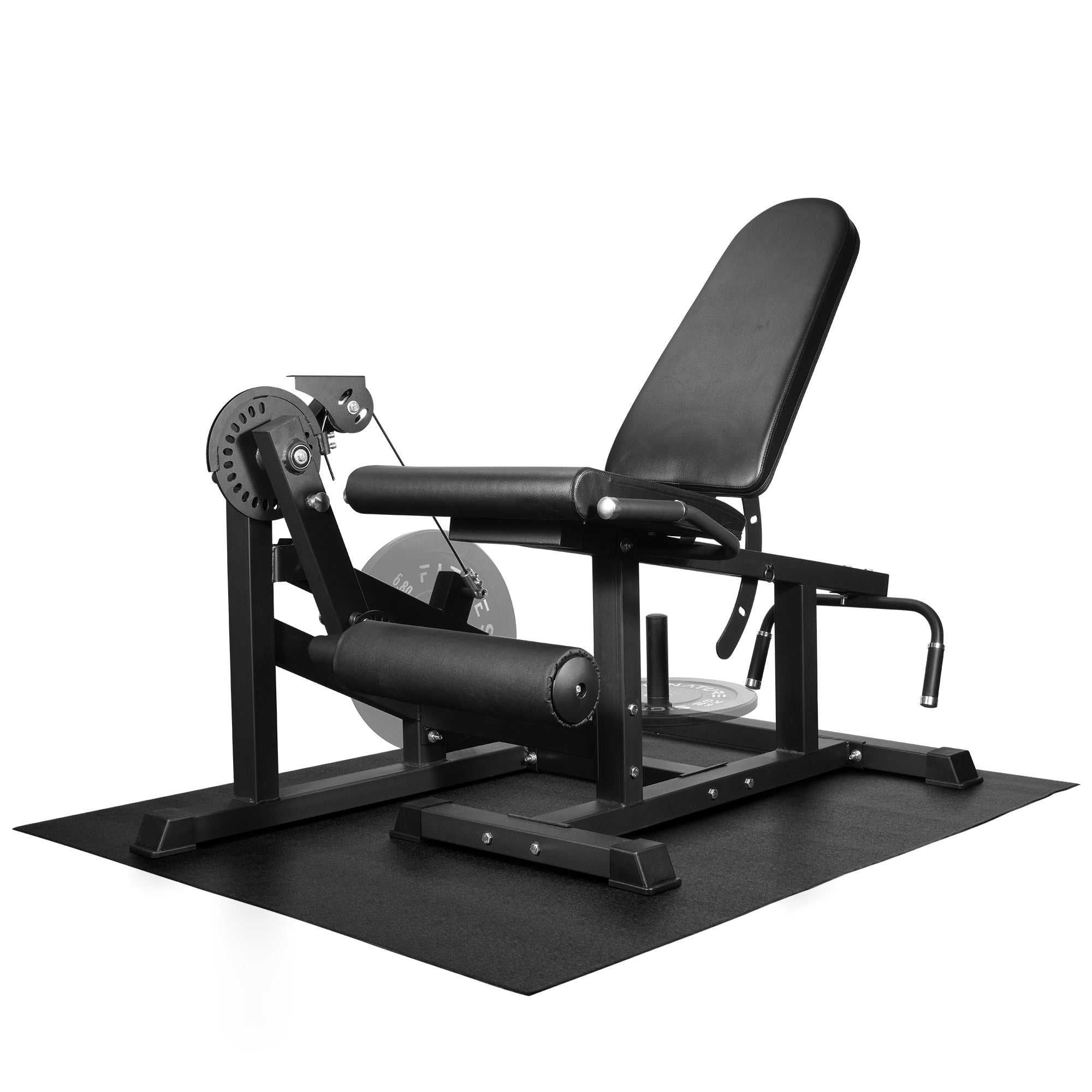 BalanceFrom Fitness 2-in-1 Lying Leg Extension and Curl Gym Equipment (Open Box)