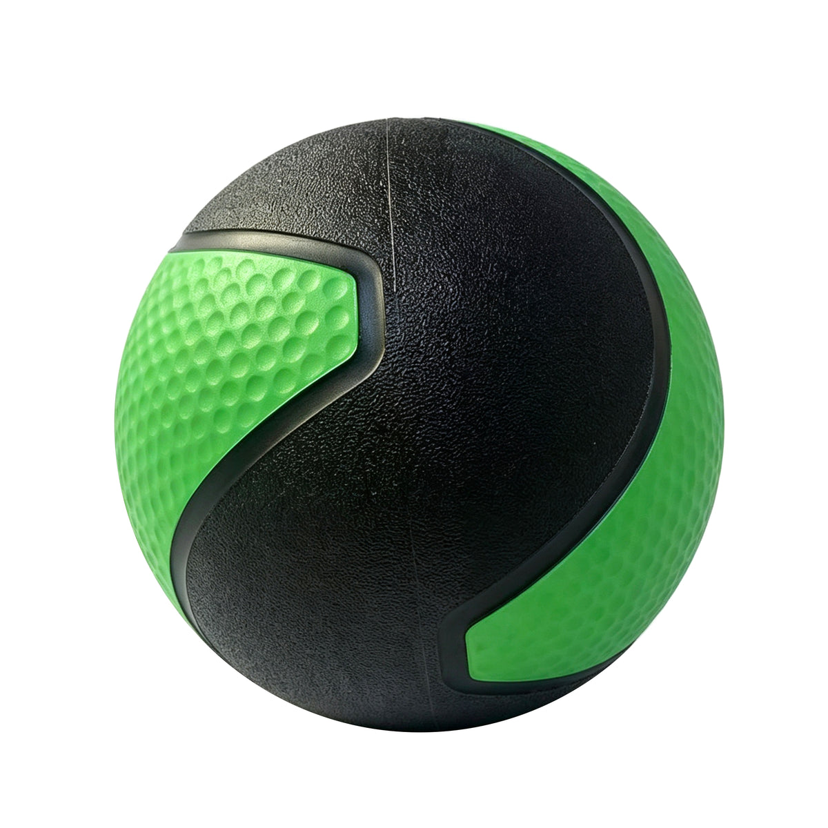 Fitvids 6 lb Dual-Texture Medicine Ball for Core and Strength Training, Green