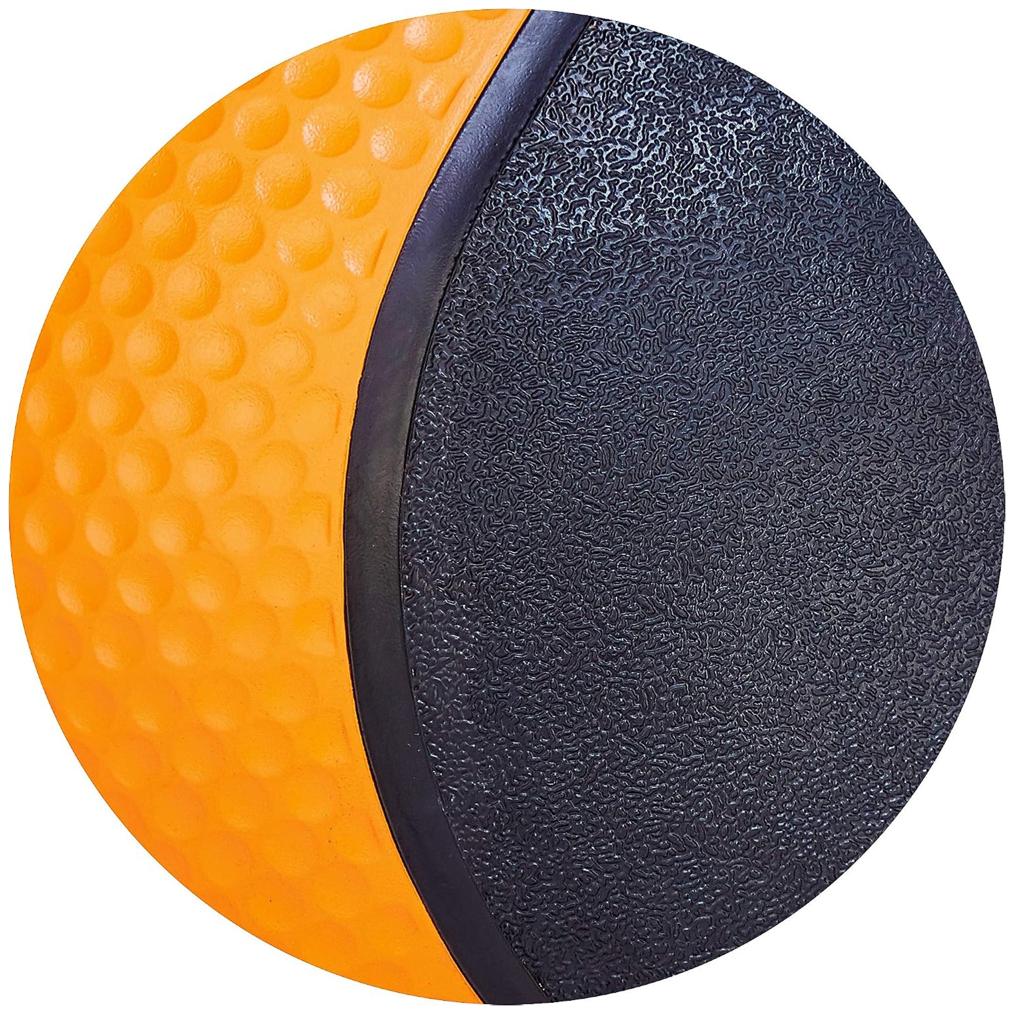 Fitvids 12 lb Dual-Texture Medicine Ball for Core and Strength Training, Orange