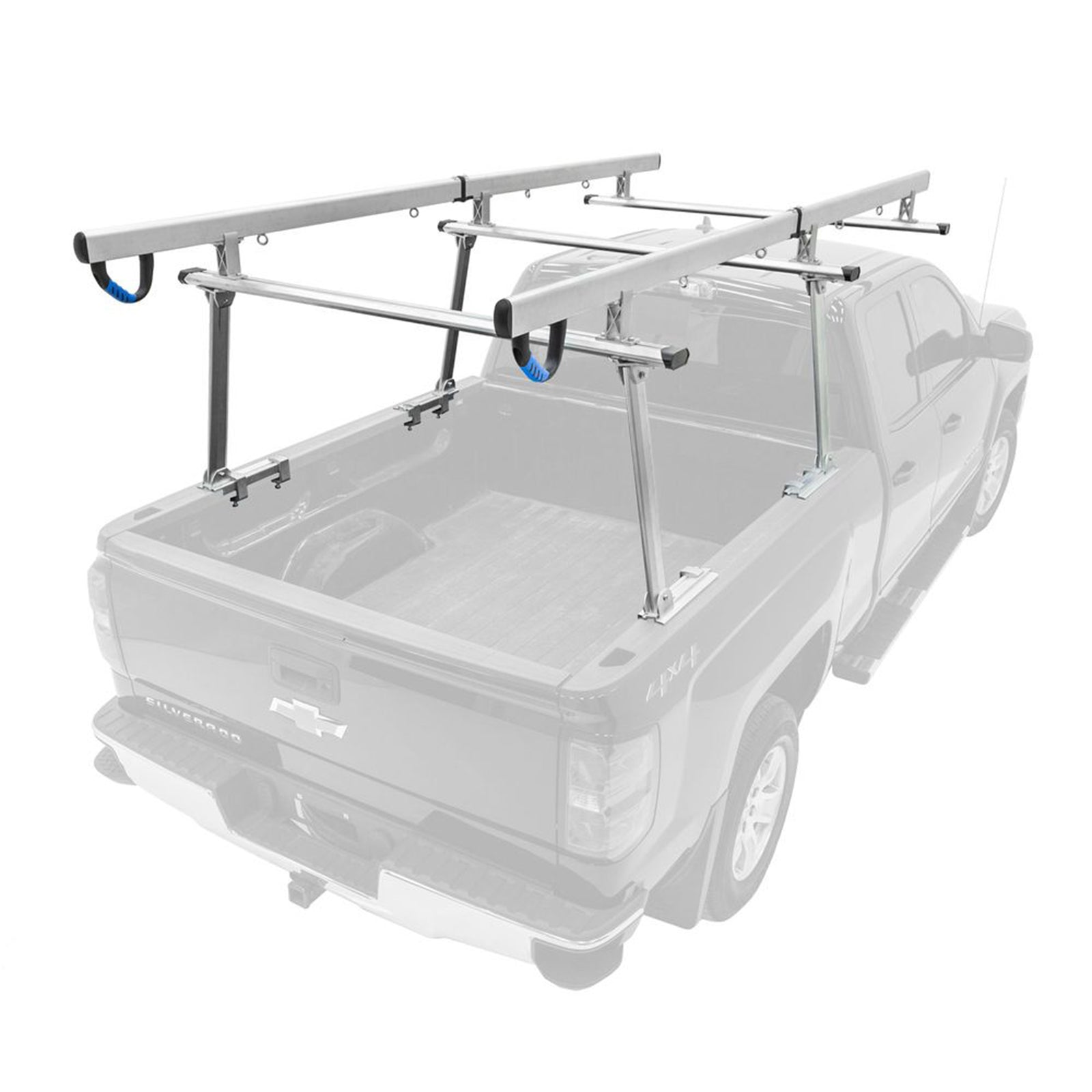 Elevate Outdoor Universal Over-Cab Truck Rack, Aluminum Cargo Carrier, 800Lb Cap - VMInnovations