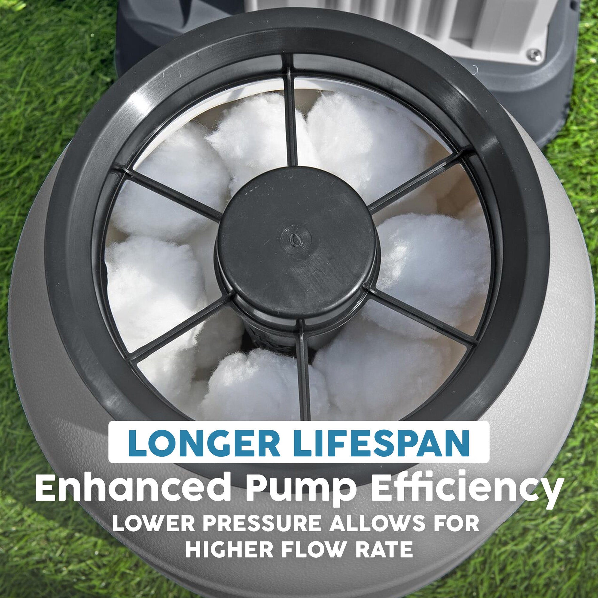 Bestway Polysphere Pool Filtration Balls, Washable/Reusable for Easy Maintenance - VMInnovations