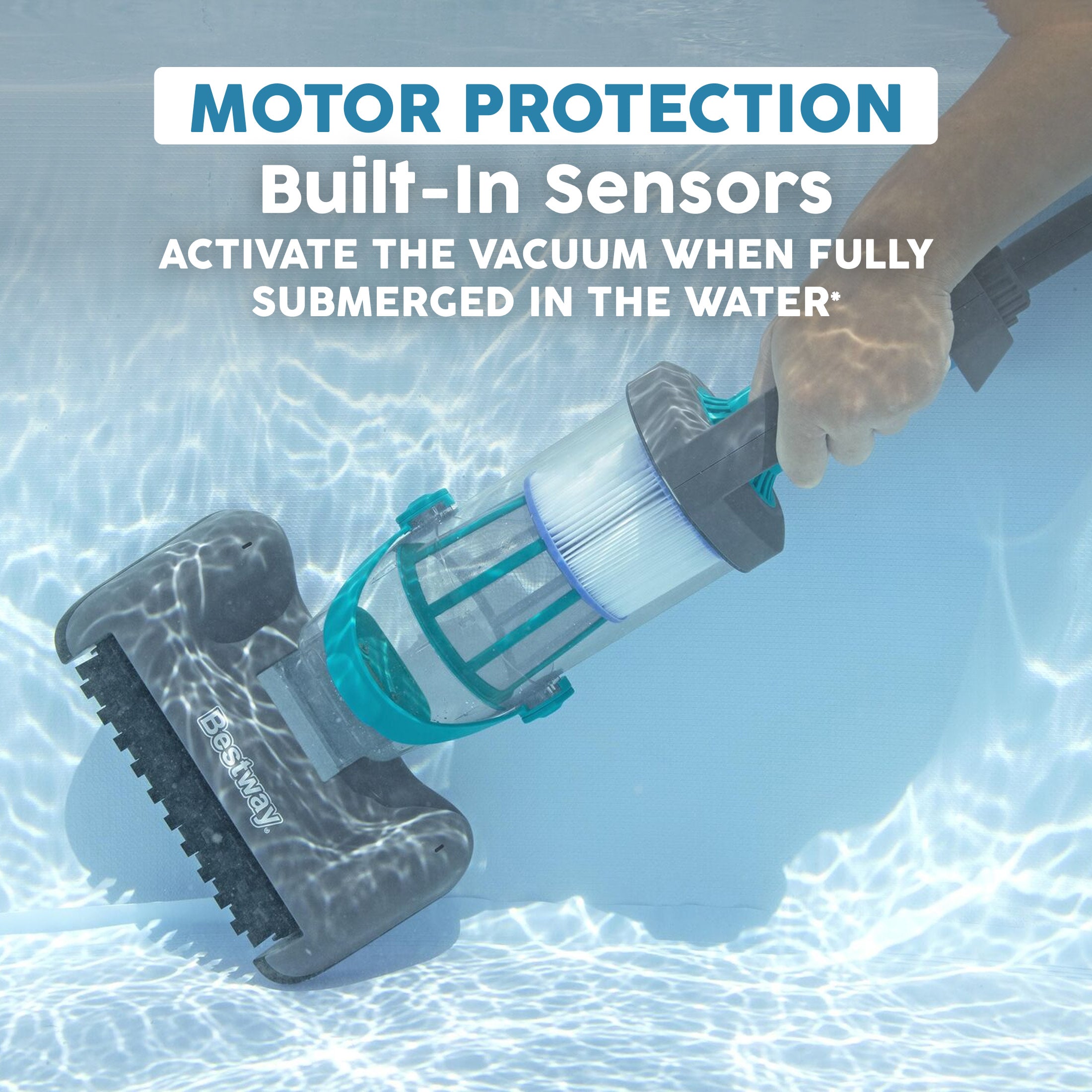 Bestway AquaGrip Handheld Pool Vacuum, 2-in-1 Pole & Hand Held Cordless Vacuum - VMInnovations