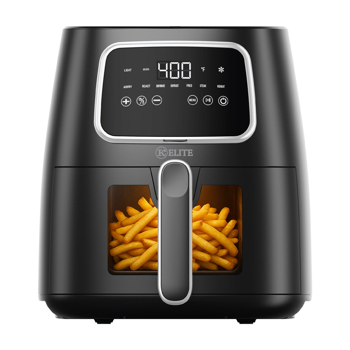 Kitchen Elite 5.5 Qt. Digital Air Fryer, Countertop Cooker w/ LED Screen (Used) - VMInnovations