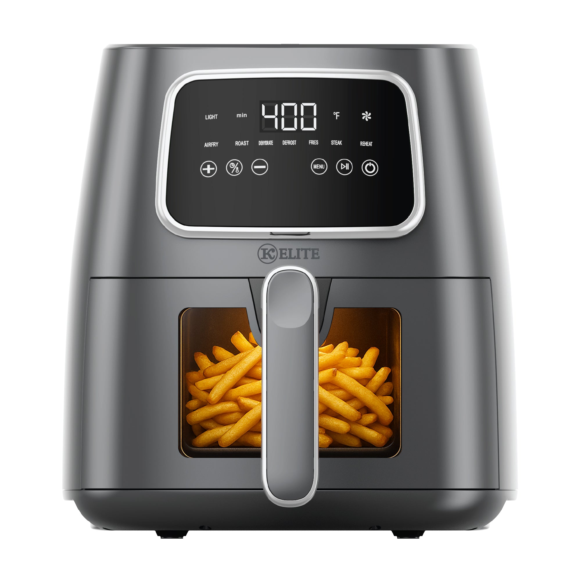 Kitchen Elite 5.5 Qt. Digital Air Fryer, Countertop Cooker LED Screen (Open Box) - VMInnovations