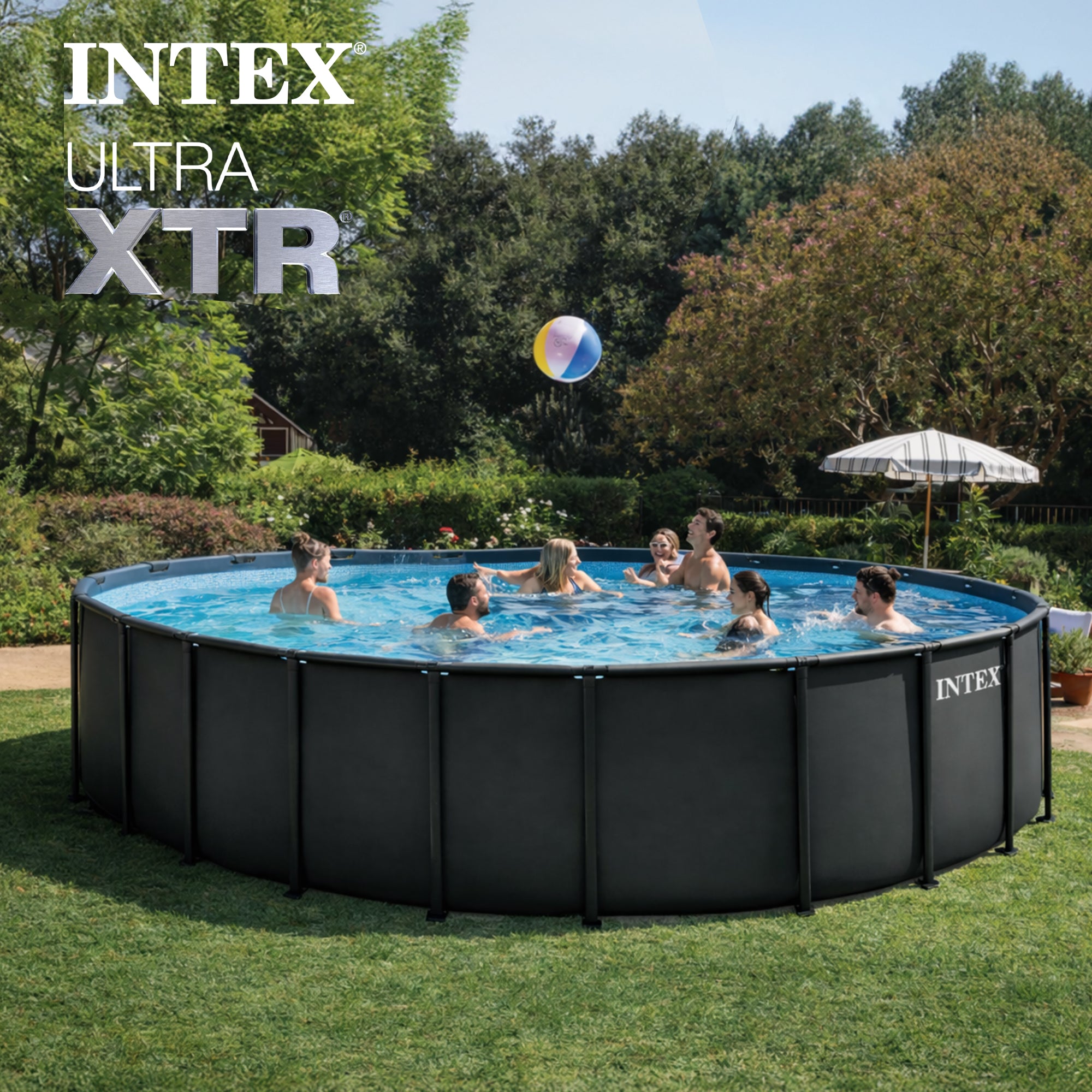 INTEX Ultra XTR 24ft x 52in Round Frame Above Ground Swimming Pool (For Parts)