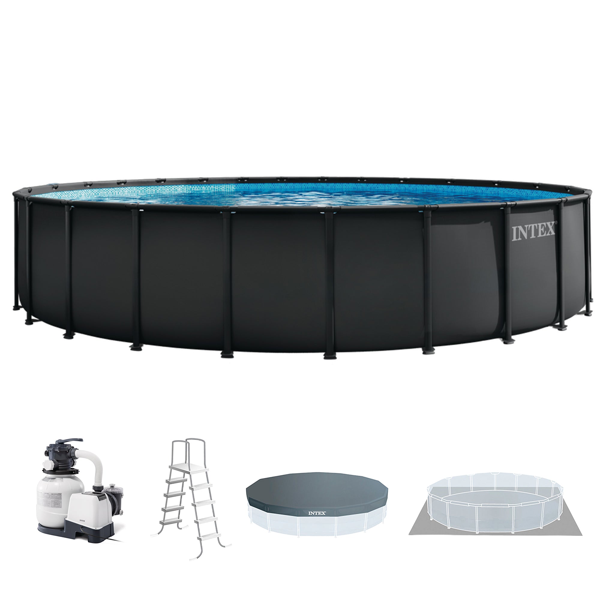 Intex 26' x 52" Ultra XTR Round Frame Above Ground Pool Set w/Pump (For Parts) - VMInnovations