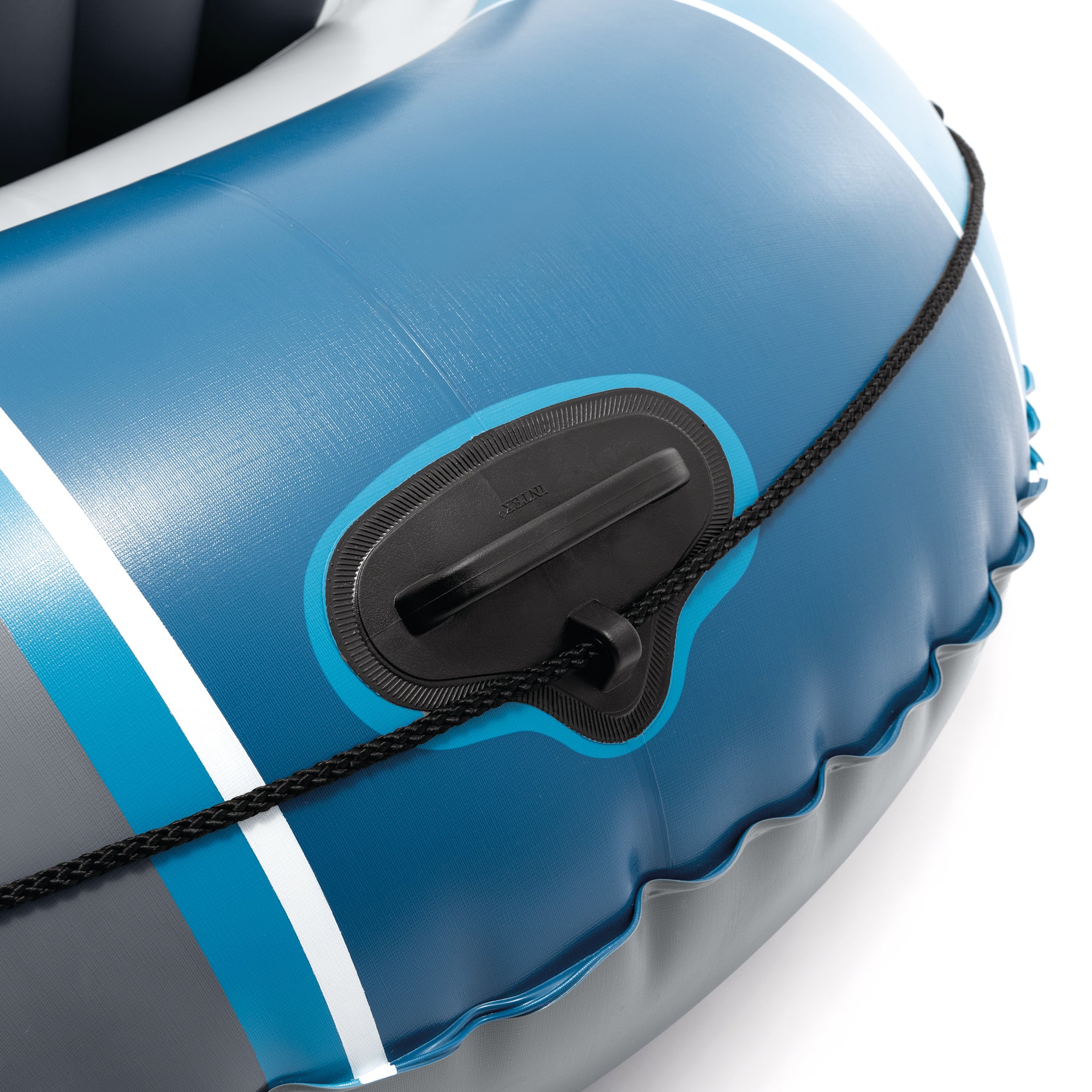 INTEX Excursion 5 Inflatable Boat Set with 54" Oars, Pump, & Rod Holders (Used) - VMInnovations