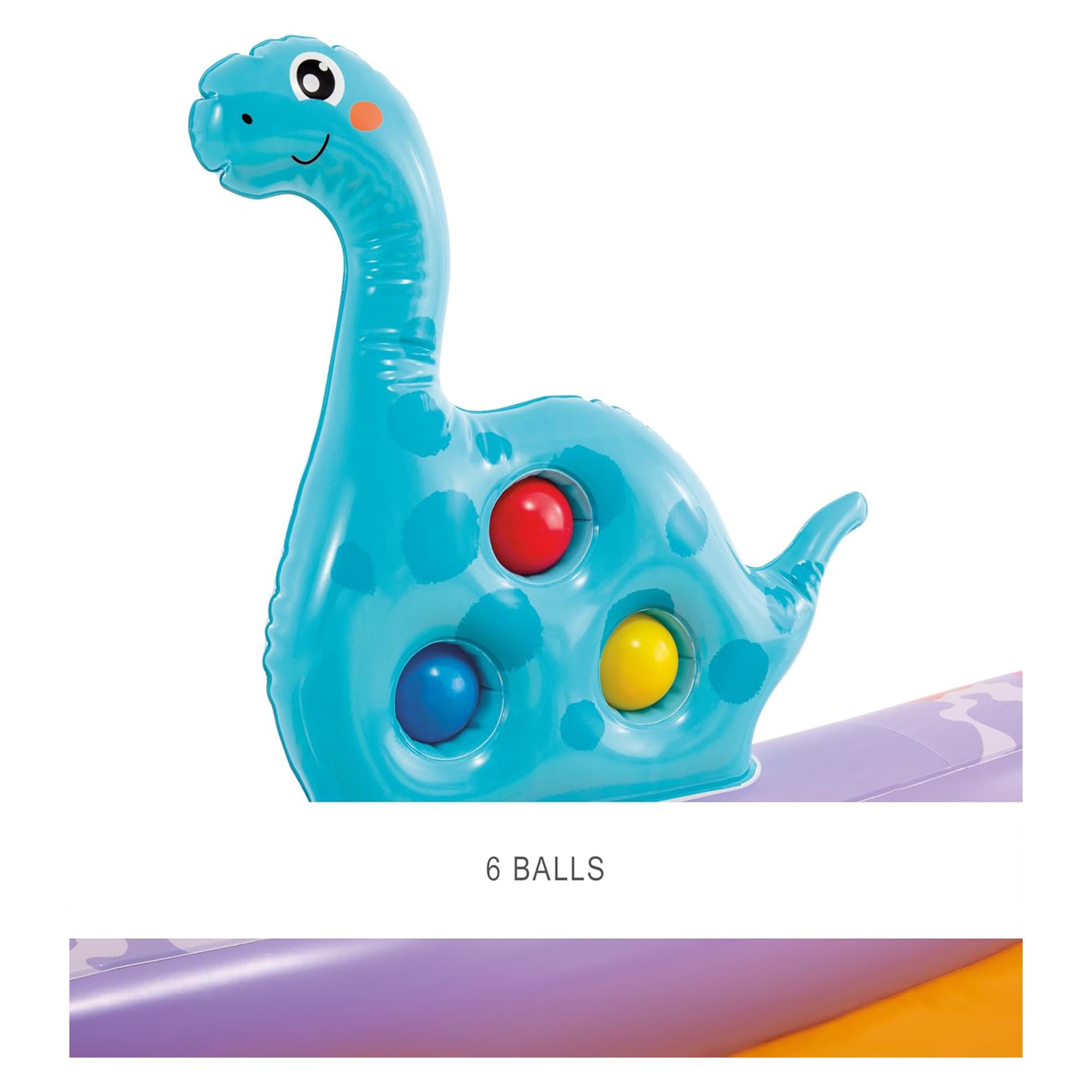 INTEX Dino Park Inflatable Kiddie Pool with Slide & Splash Pad (Open Box) - VMInnovations