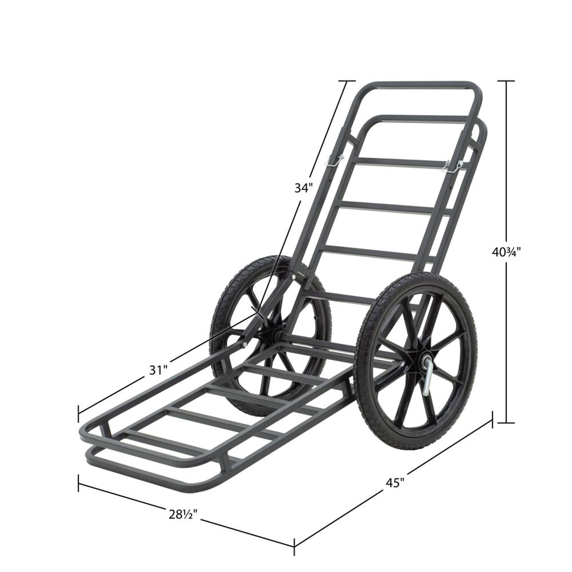 Elevate Outdoor Hitch-Mounted Cargo Carrier and Game Cart w/ 500lbs Cap. (Used)