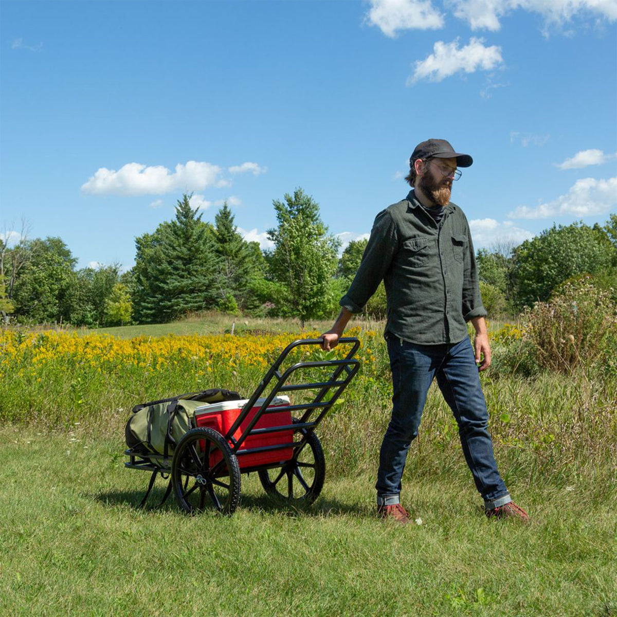 Elevate Outdoor Hitch-Mounted Cargo Carrier and Game Cart w/ 500lbs Cap. (Used) - VMInnovations