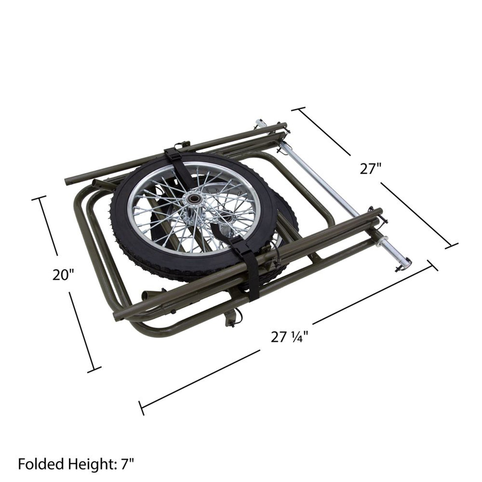 Kill Shot Deer Hunting Game Cart, Folding Utility Dolly with 500 Pound Capacity - VMInnovations