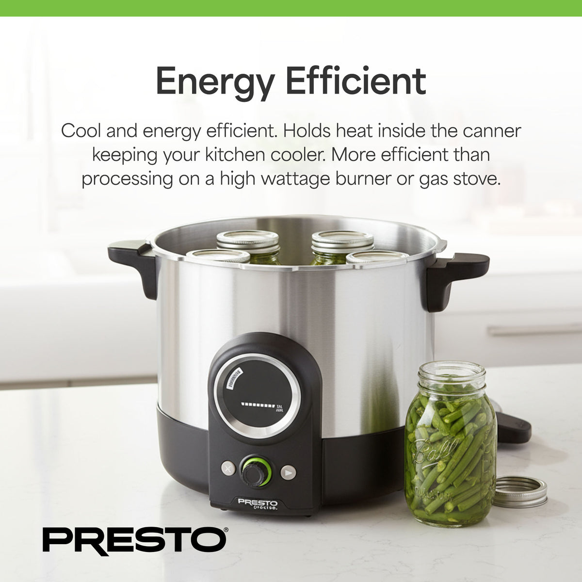 Presto 16 Quart Digital Pressure and Water Boiling Canner (Open Box)