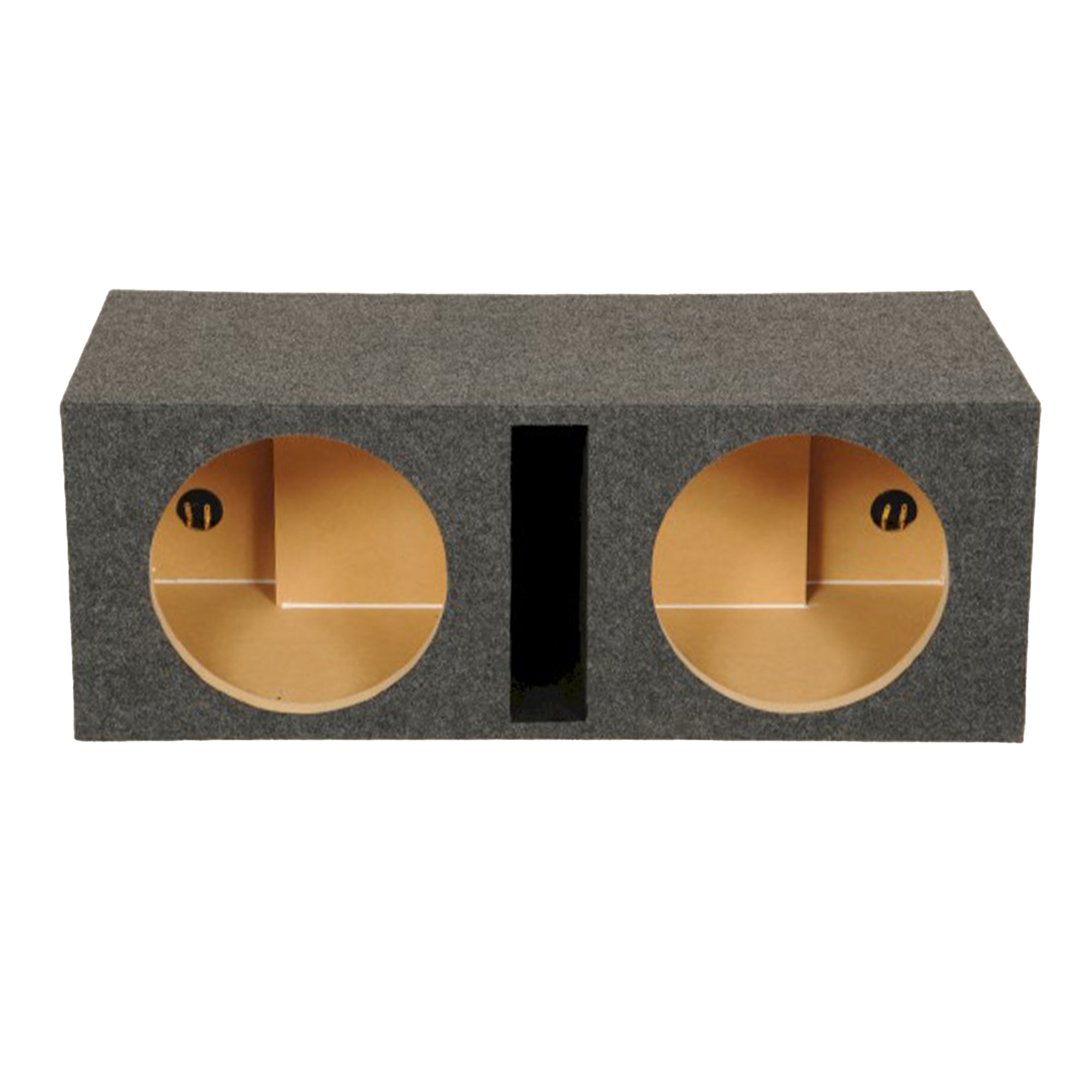 Q Power 2 Hole 12-Inch Vented Heavy Duty Subwoofer Enclosure (Open Box)