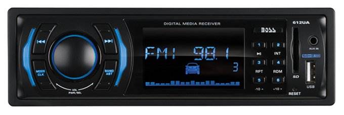 2) NEW BOSS 612UA MP3/USB SD In Dash Car Audio AUX Receiver Headunit Players
