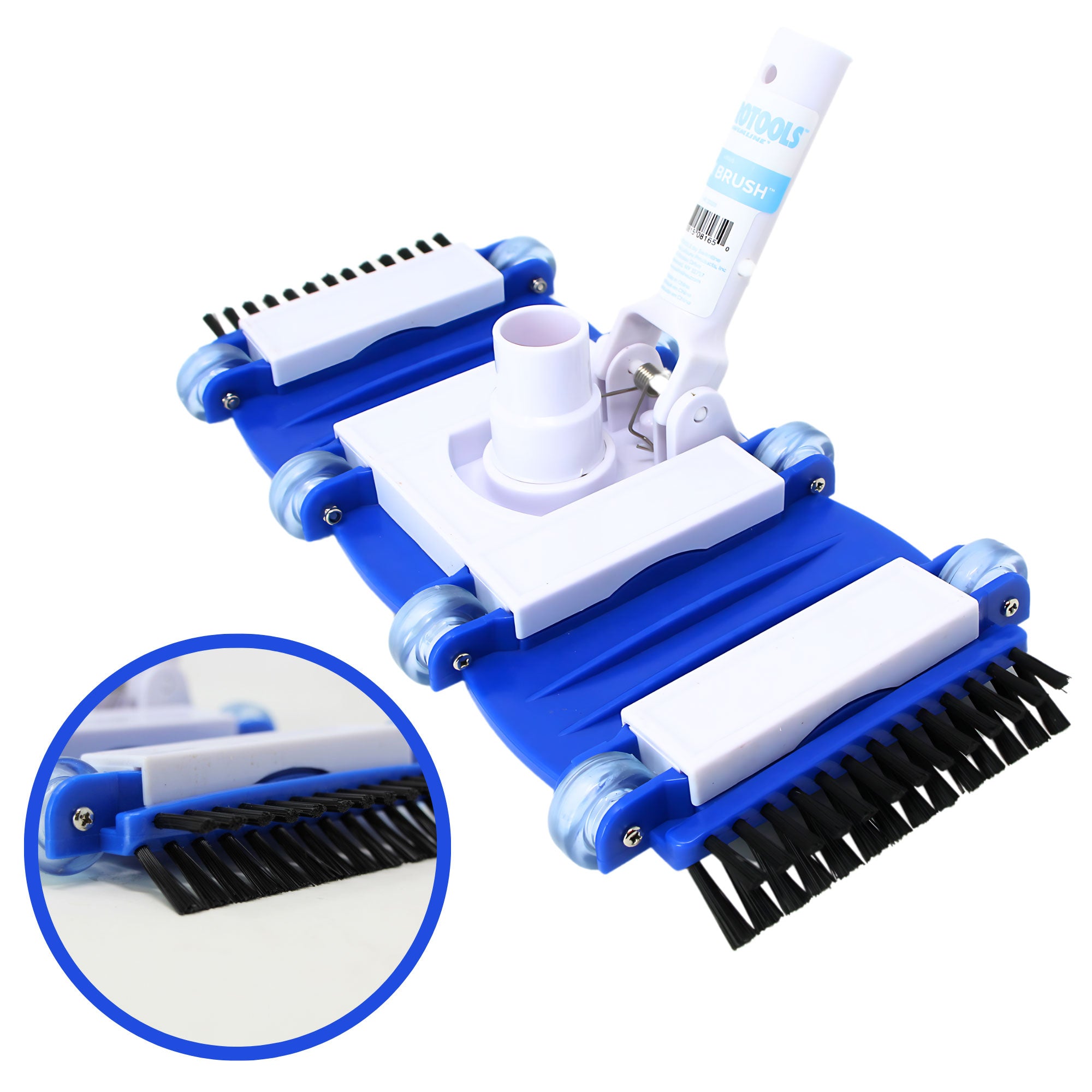 Swimline HydroTools 8165 Swimming Pool Flexible Weighted Vacuum Head w/ Brushes - VMInnovations