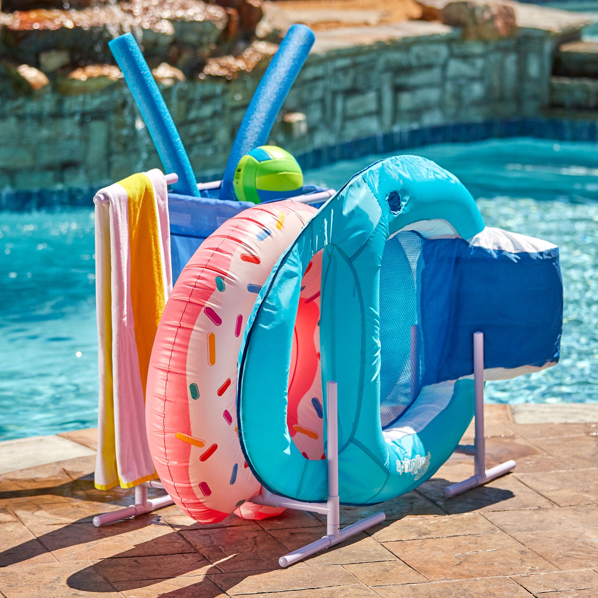 Swimline Hydrotools 8903 Poolside Organizer (Open Box) - VMInnovations