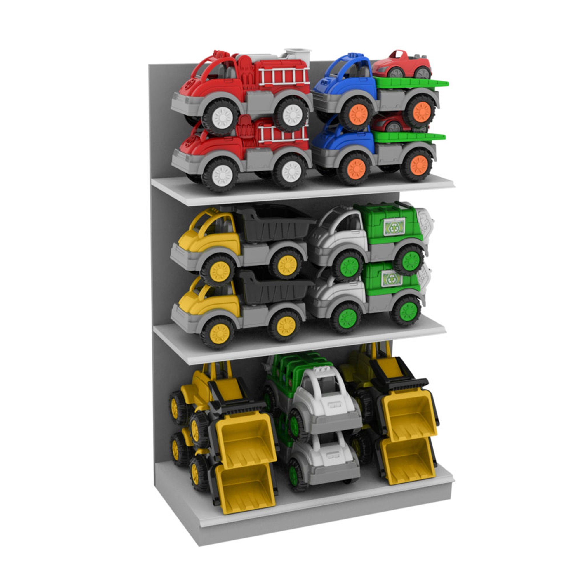 American Plastic Toys Gigantic Fire Truck, Removable Ladder & Extendable Bucket - VMInnovations