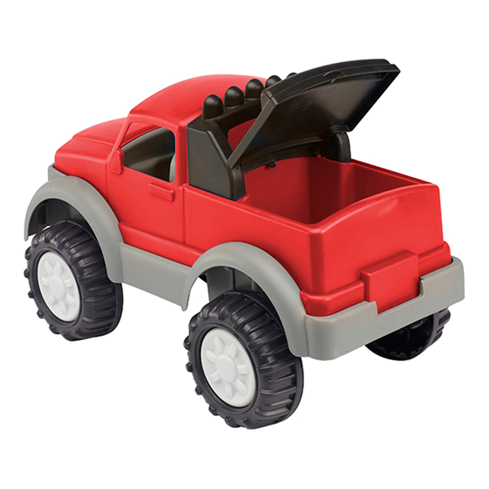 American Plastic Toys Gigantic Pick-Up Truck, Large Bed for Sand, Dirt or Toys - VMInnovations