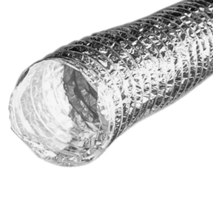 Builder's Best 4" x 50' Foil Duct UL181 for Low to Medium Operating Pressures