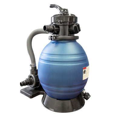 HYDROTOOLS by Swimline 12" Sand Filter Combo w/ Stand, 42lb Capacity (Used)