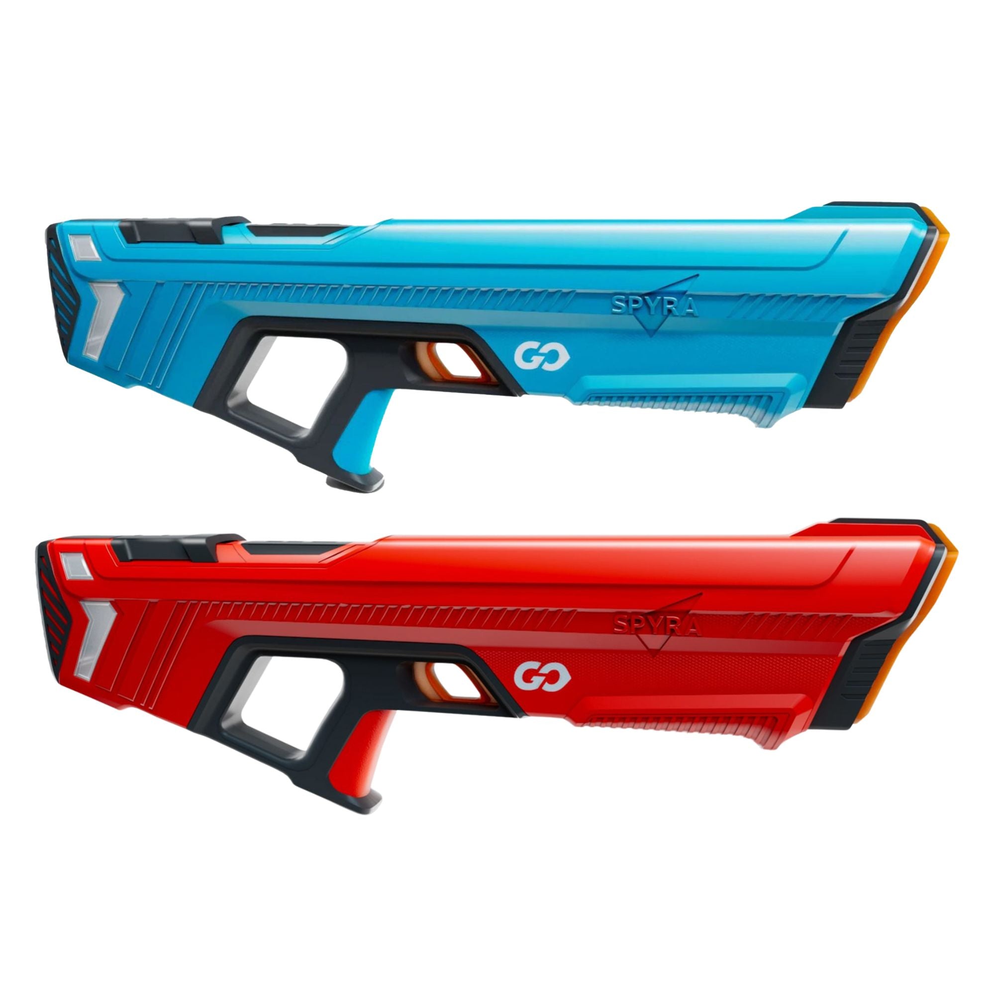 SPYRA 2 Pack Electric Water Blaster, Lightweight Squirt Gun SpyraGO, Blue/Red