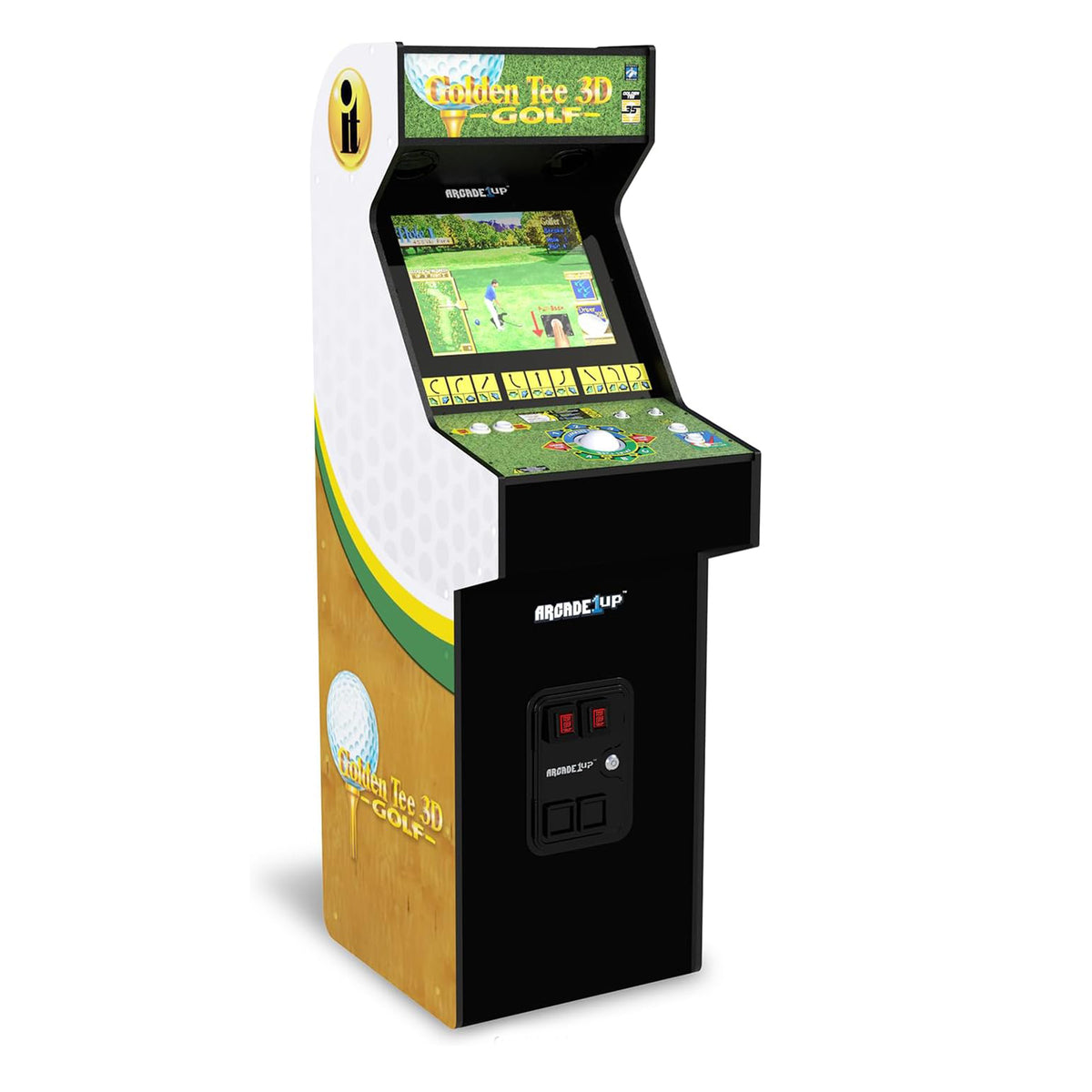 Arcade1Up Golden Tee 3D Arcade Console Video Game, 5-Foot Cabinet (Open Box) - VMInnovations