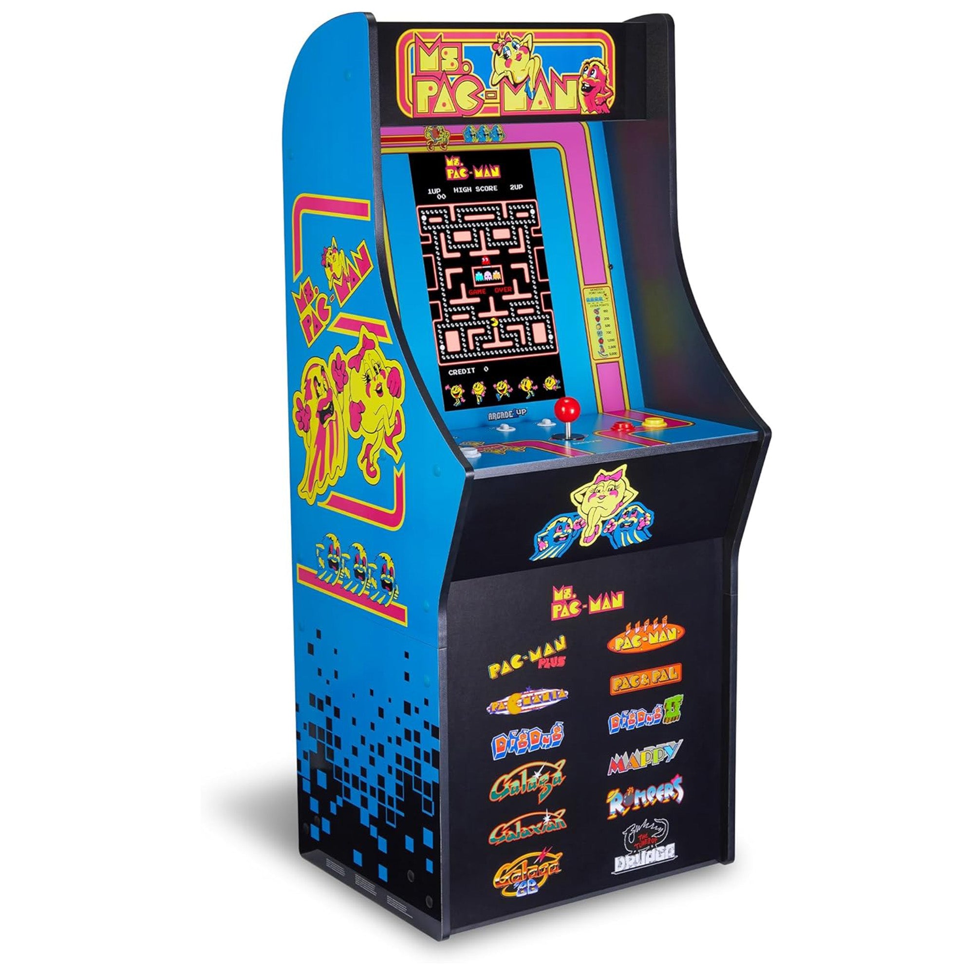 Arcade1Up Ms. Pac-Man Classic SE Arcade Machine and Classic SE 14.25" Riser