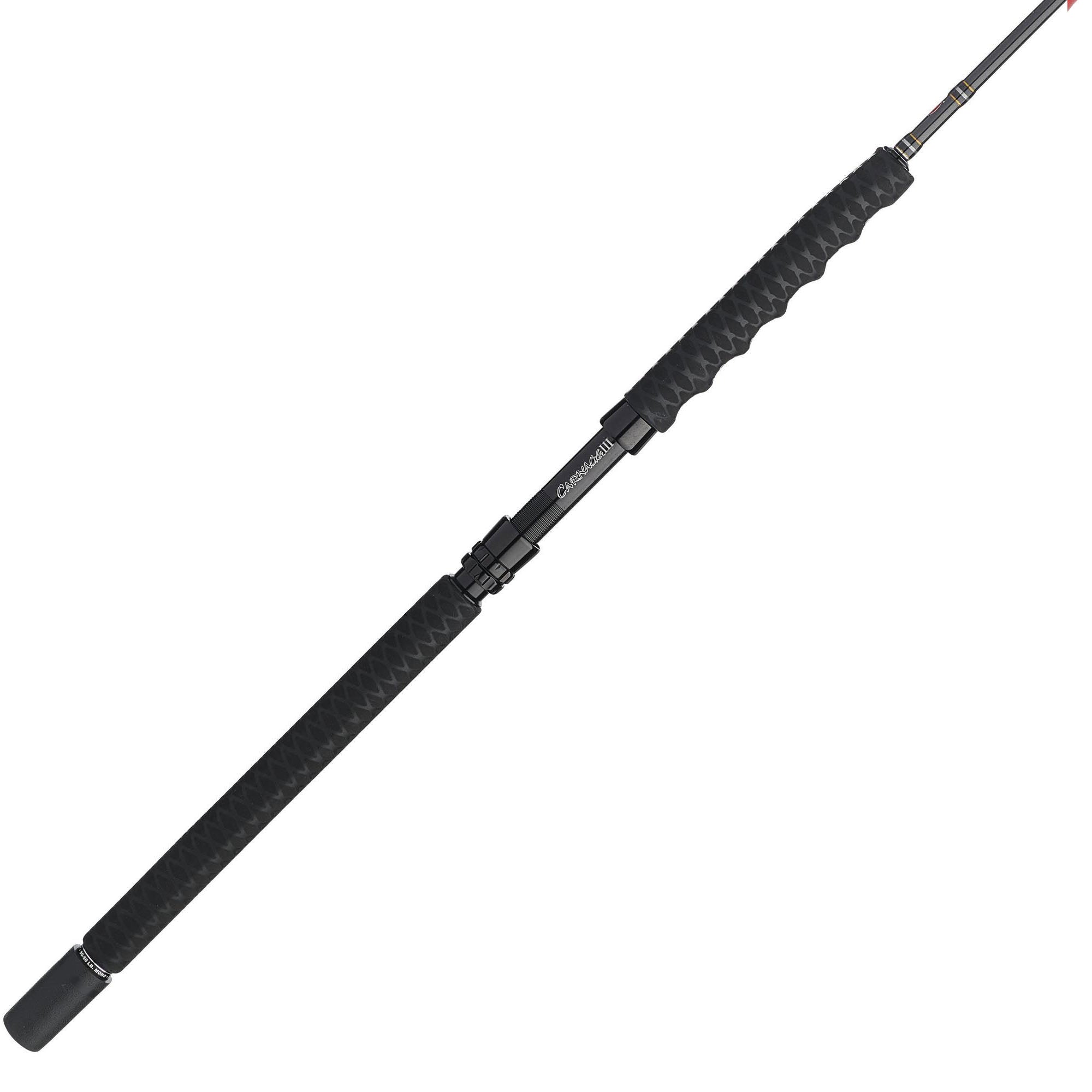 Penn Carnage III Boat Conventional Casting Fishing Rod 7’, Black (Open Box) - VMInnovations