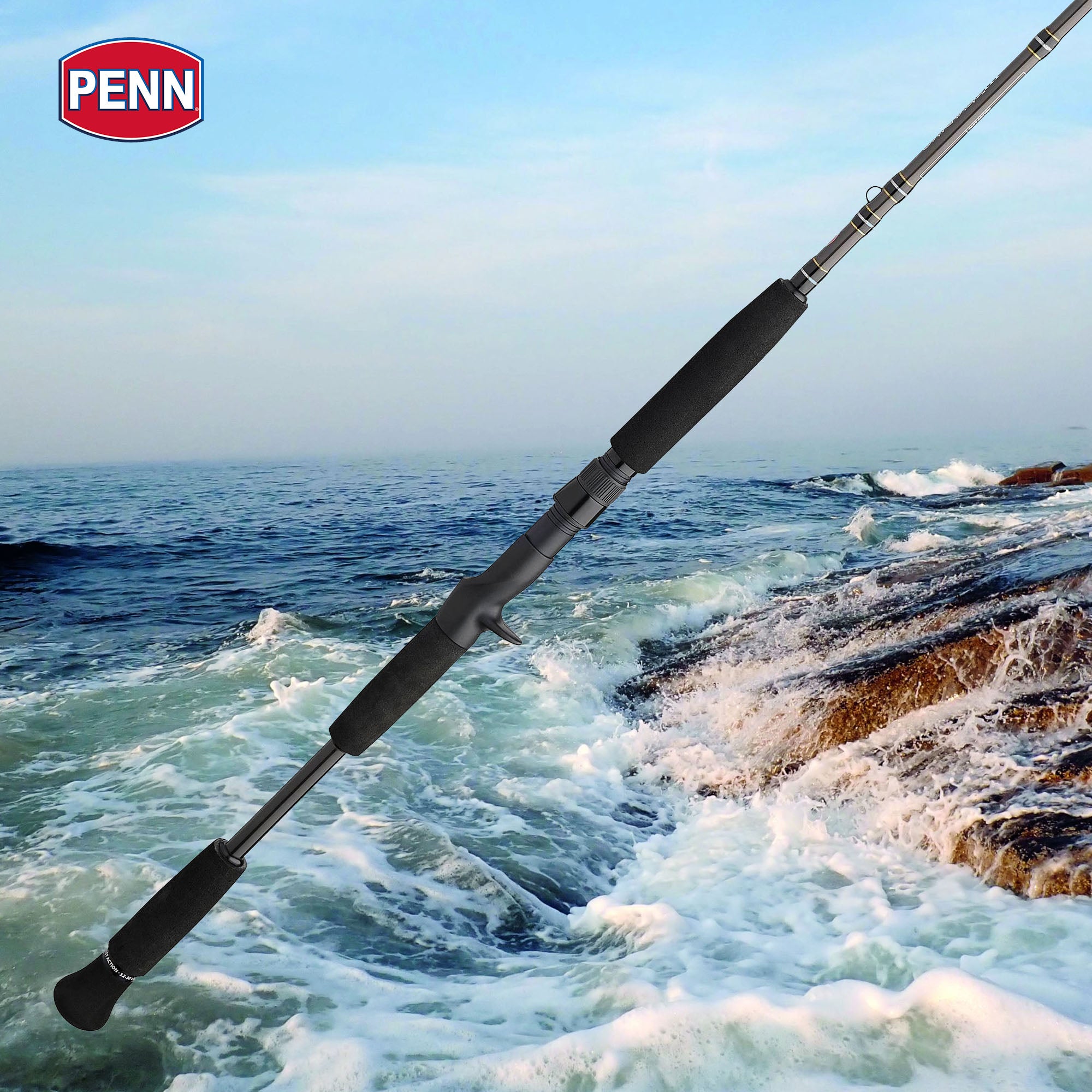 Penn Carnage III Inshore Casting Fishing Rod, 7 Feet, Loads to 15 Lbs,(Open Box) - VMInnovations