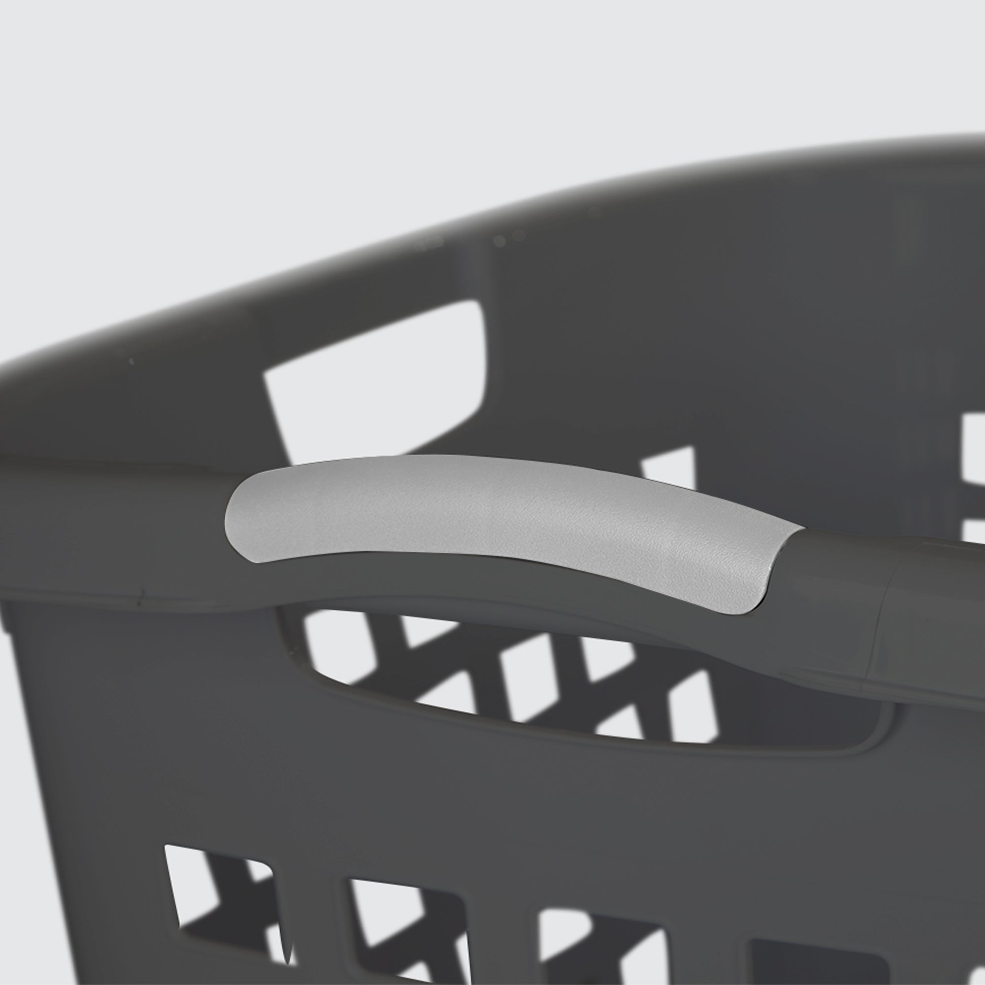 Sterilite Ultra Easy Carry Laundry Basket, 2.1 Bushel with Handles, Grey, 4 Pack - VMInnovations
