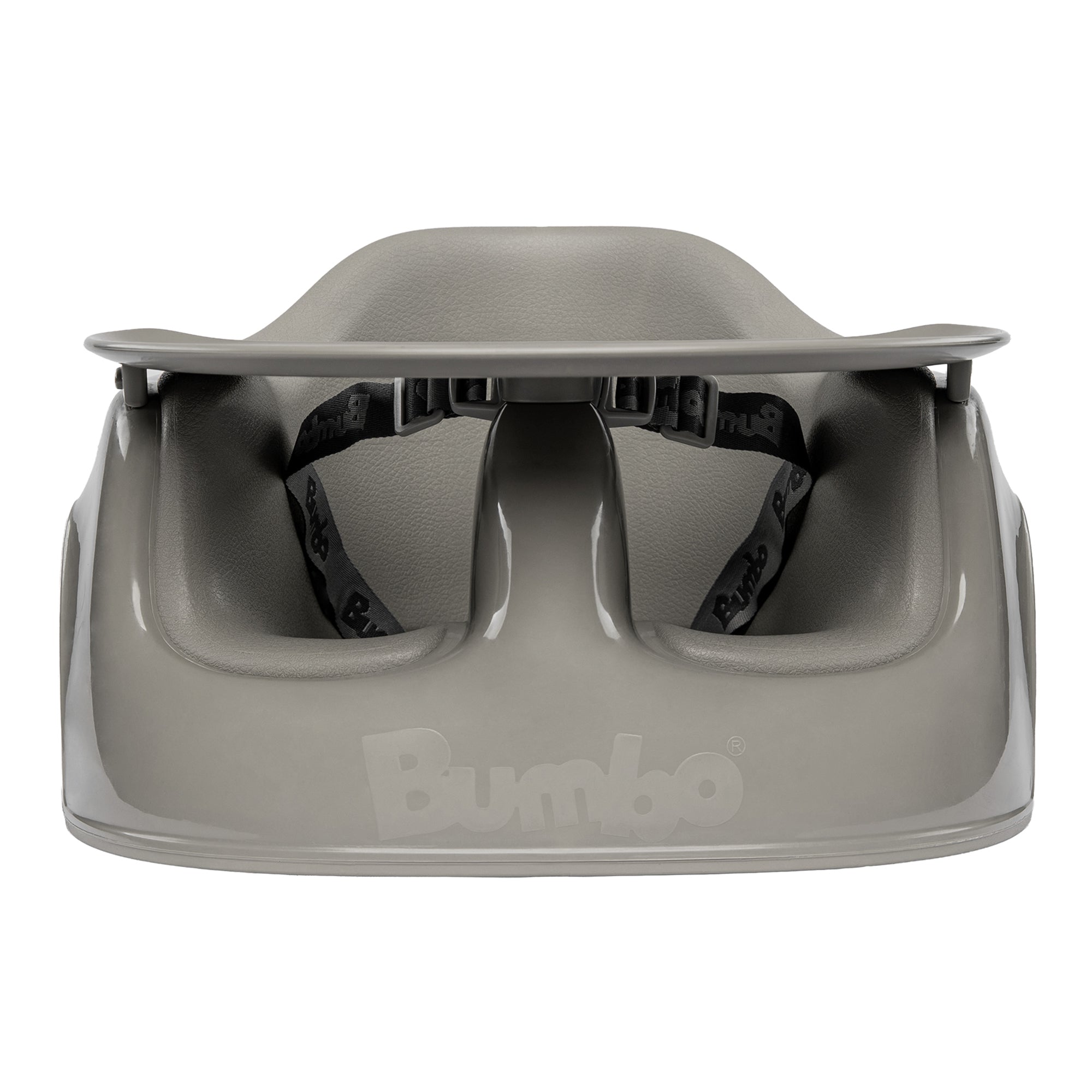 Bumbo Plastic Floor Seat Lite Baby Chair with Tray, 3-12 Months, Breige, 2 Pack