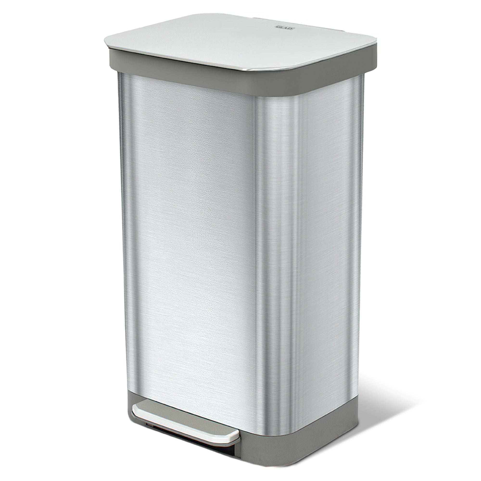 Glad Step Trash Can, Series 2 Soft Close Bin w/Odor Protection, 20 Gal(Open Box)