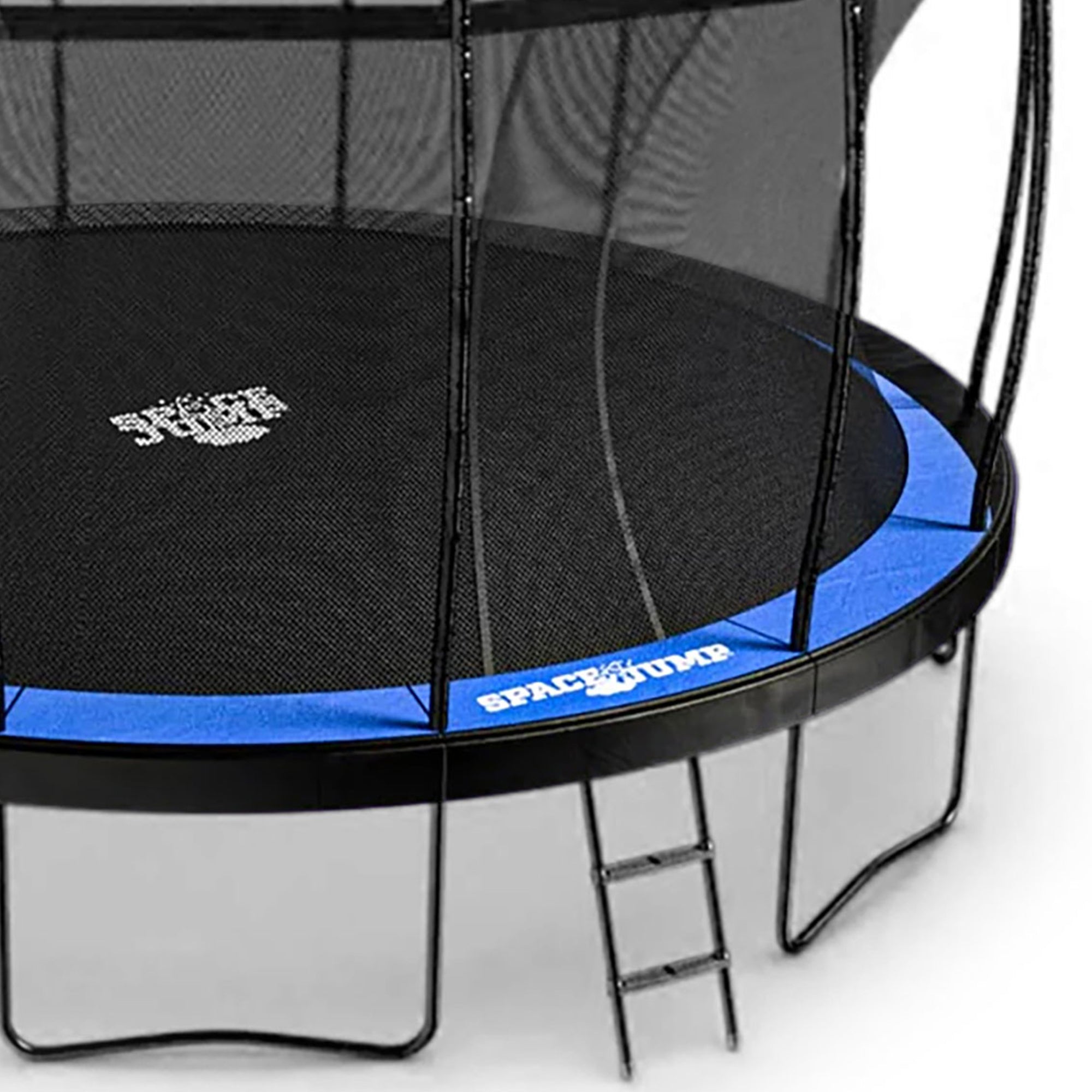 SpaceJump Lunar 14' Trampoline, Outdoor Bouncer with Net and Eclipse Sun Shade - VMInnovations