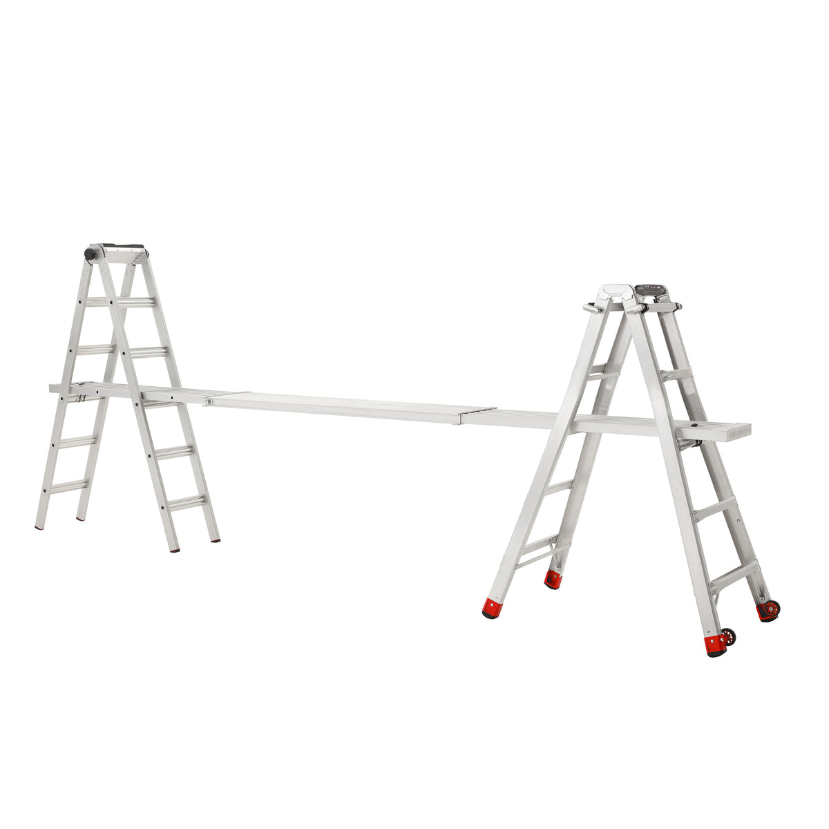 Lift Ladders 23 Foot Reach Multi Position Aluminum Step Ladder, 300 lb(Open Box)