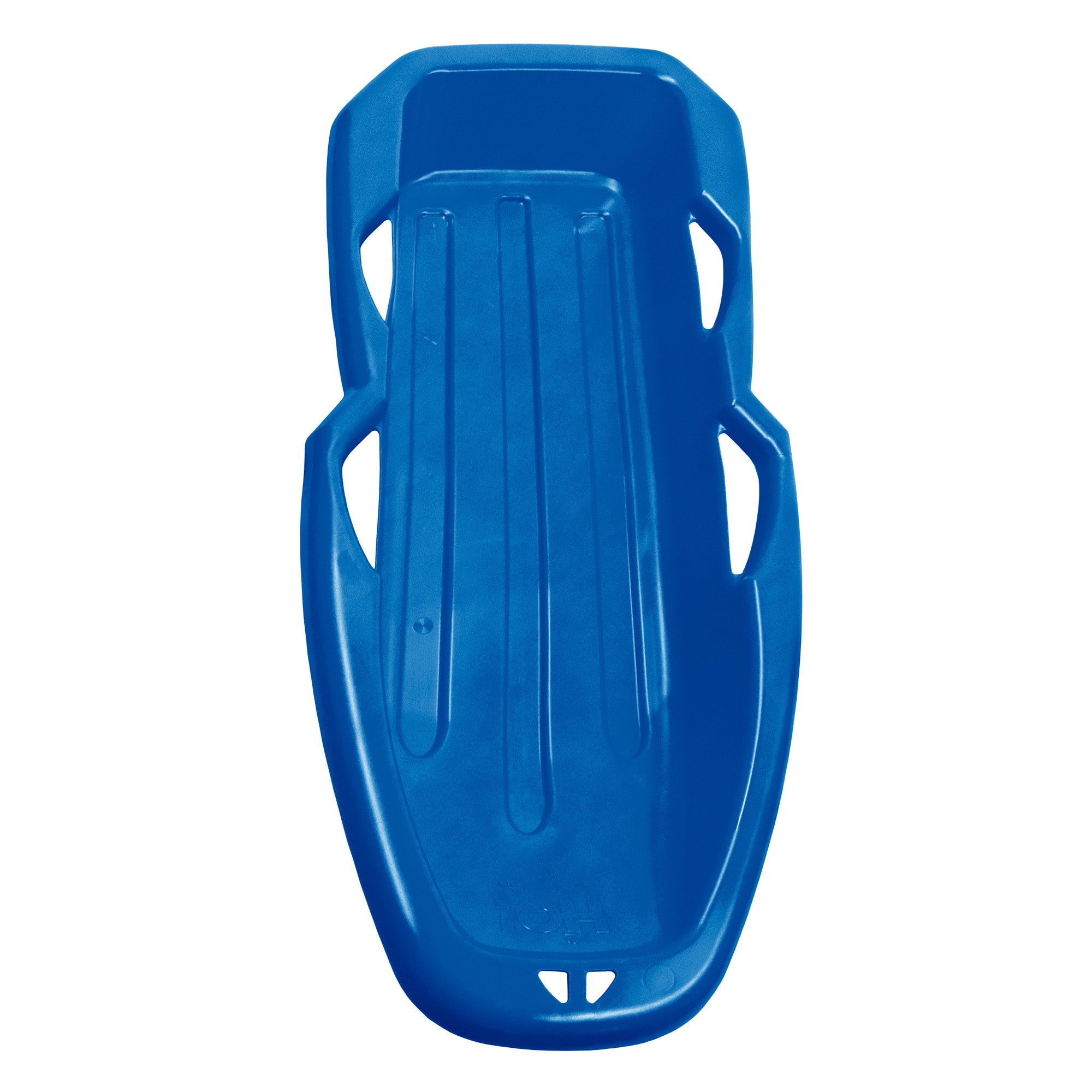 Gracious Living H2O! Raptor Boggan, Plastic Snow Sled for Kids and Adults, Blue (Open Box) - VMInnovations